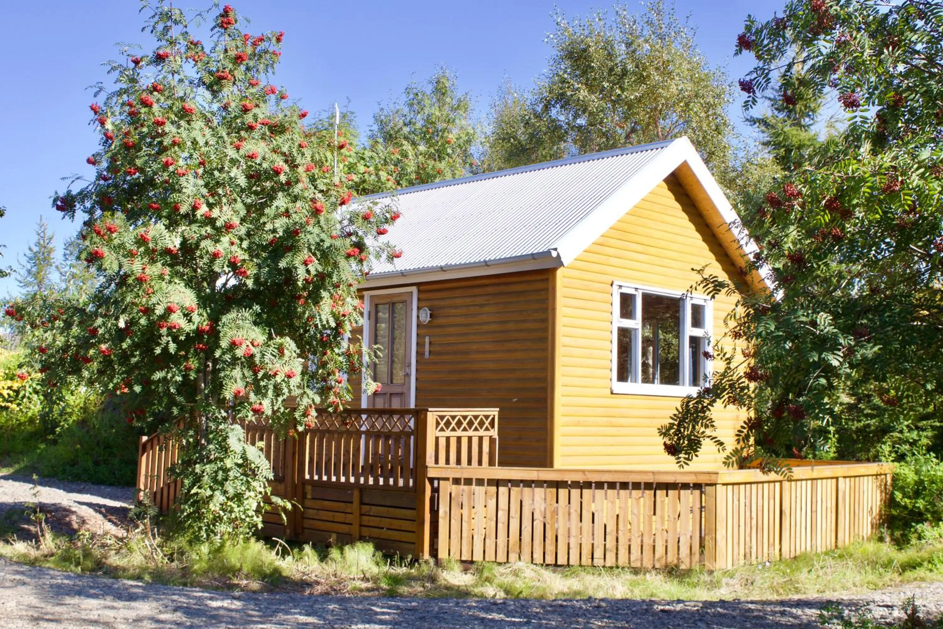 Patio in Hótel Eyvindará