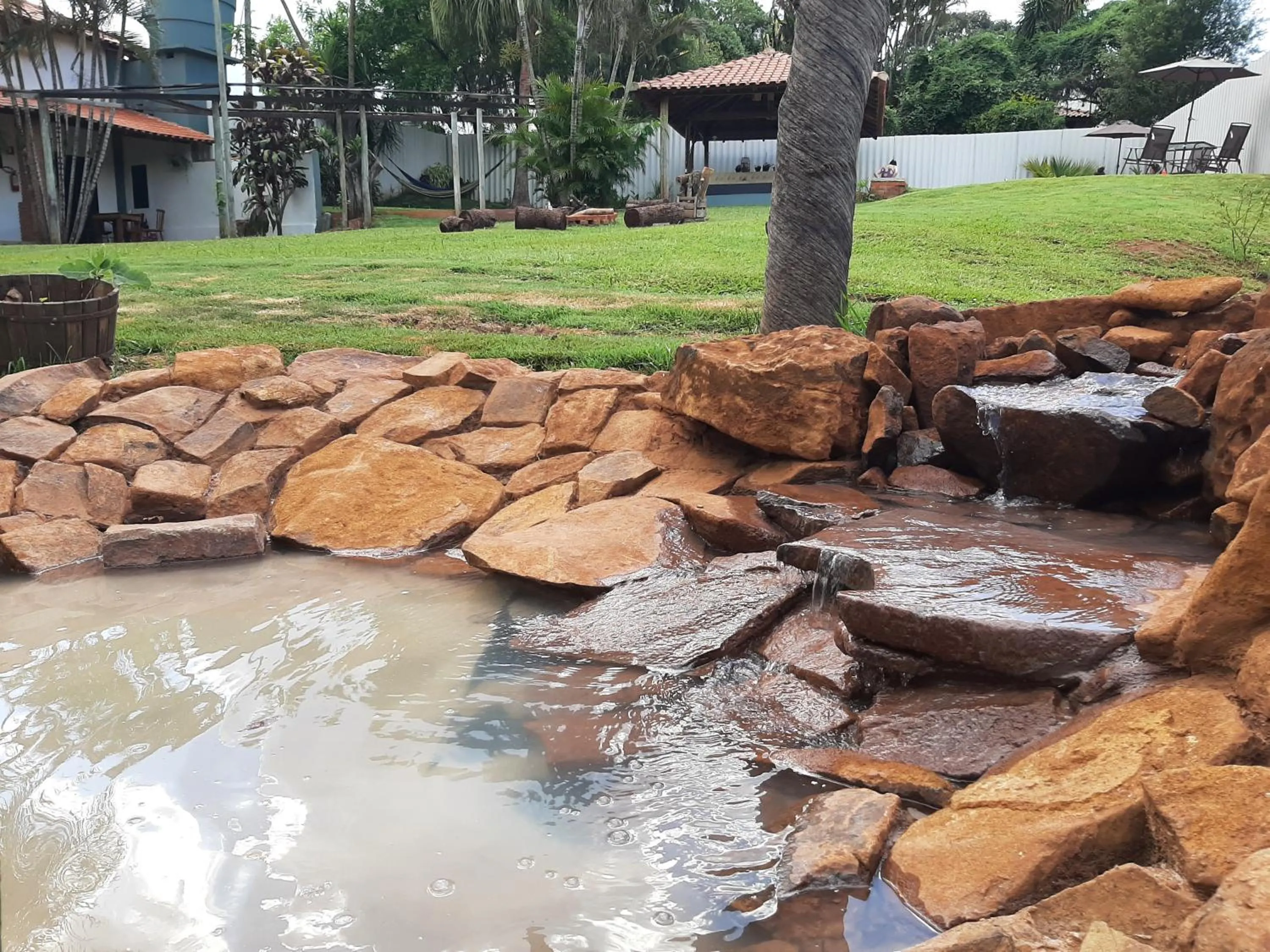 Inner courtyard view in Pousada da Estação