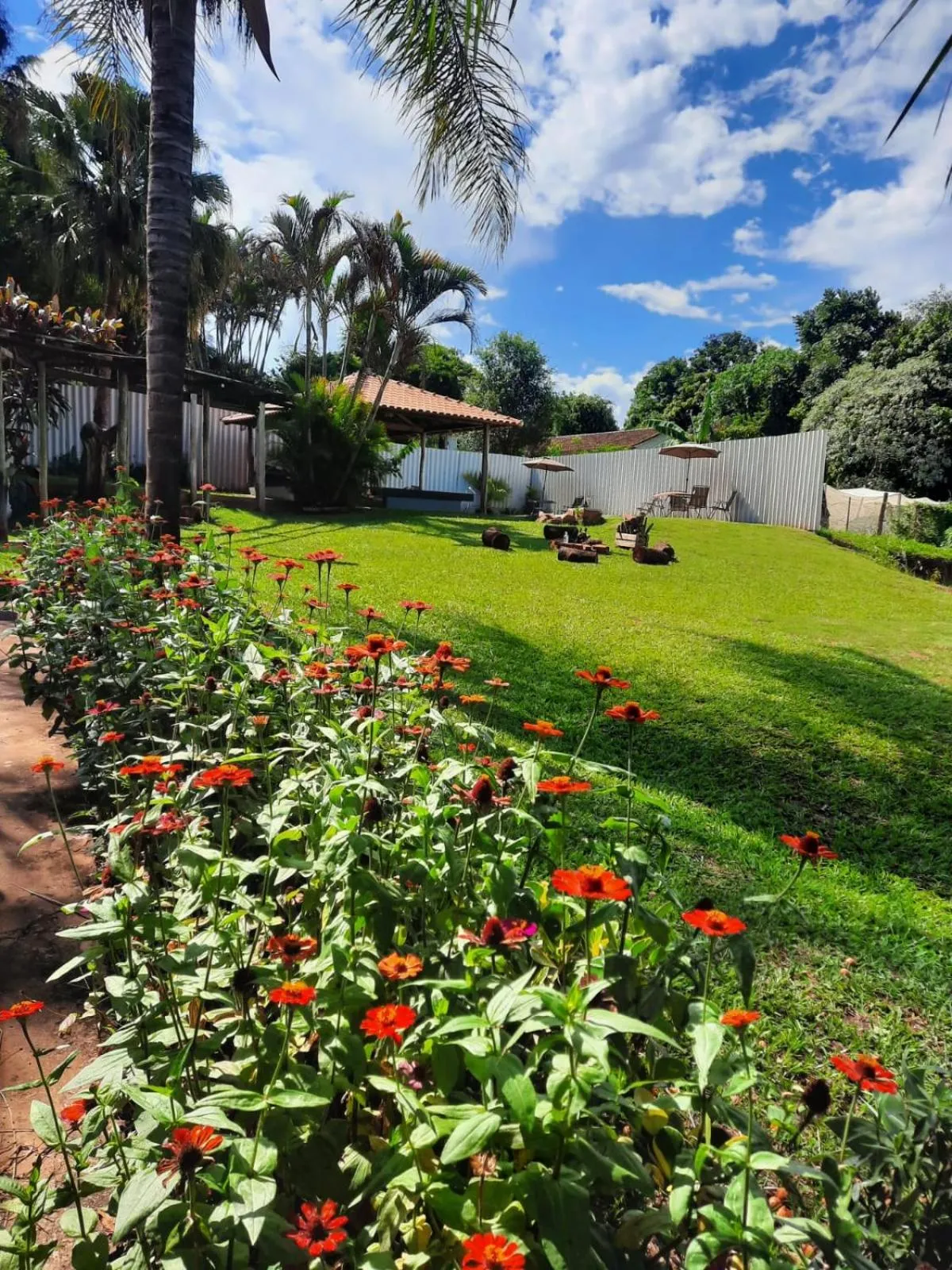 Inner courtyard view in Pousada da Estação