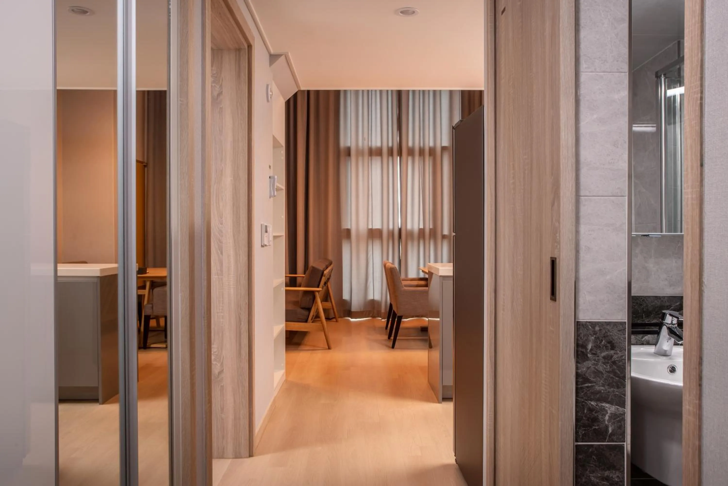 Living room in Jeju Central Park Residence