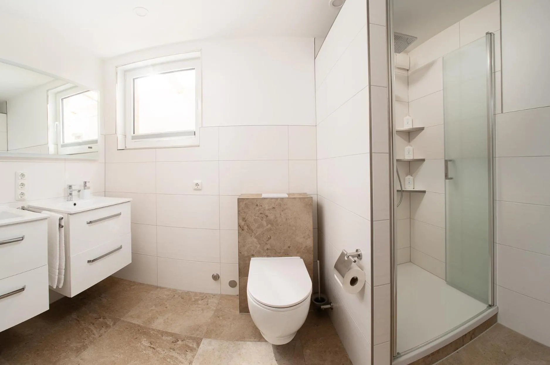 Shower in Hotel Haus am Park