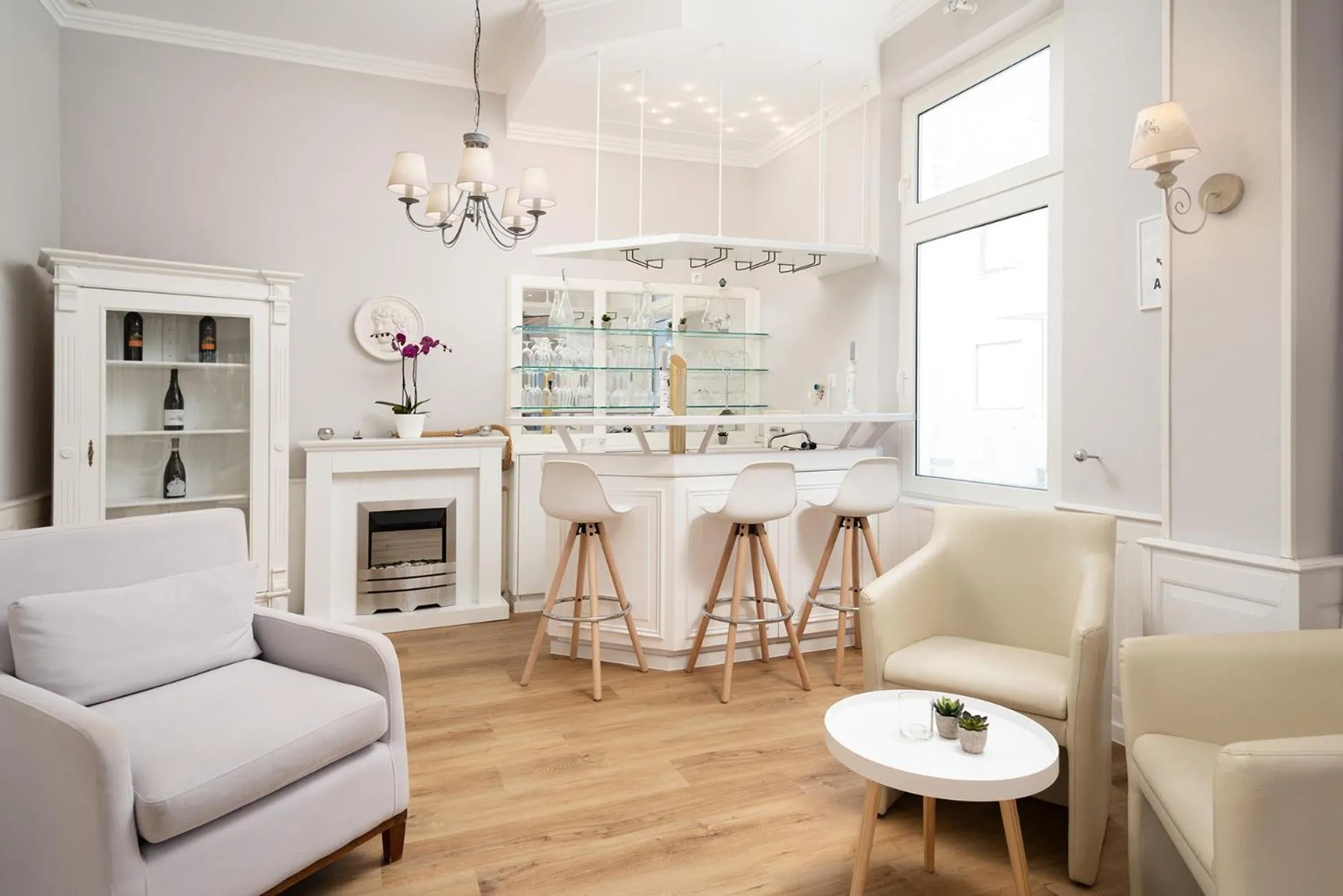 Lounge or bar in Hotel Haus am Park