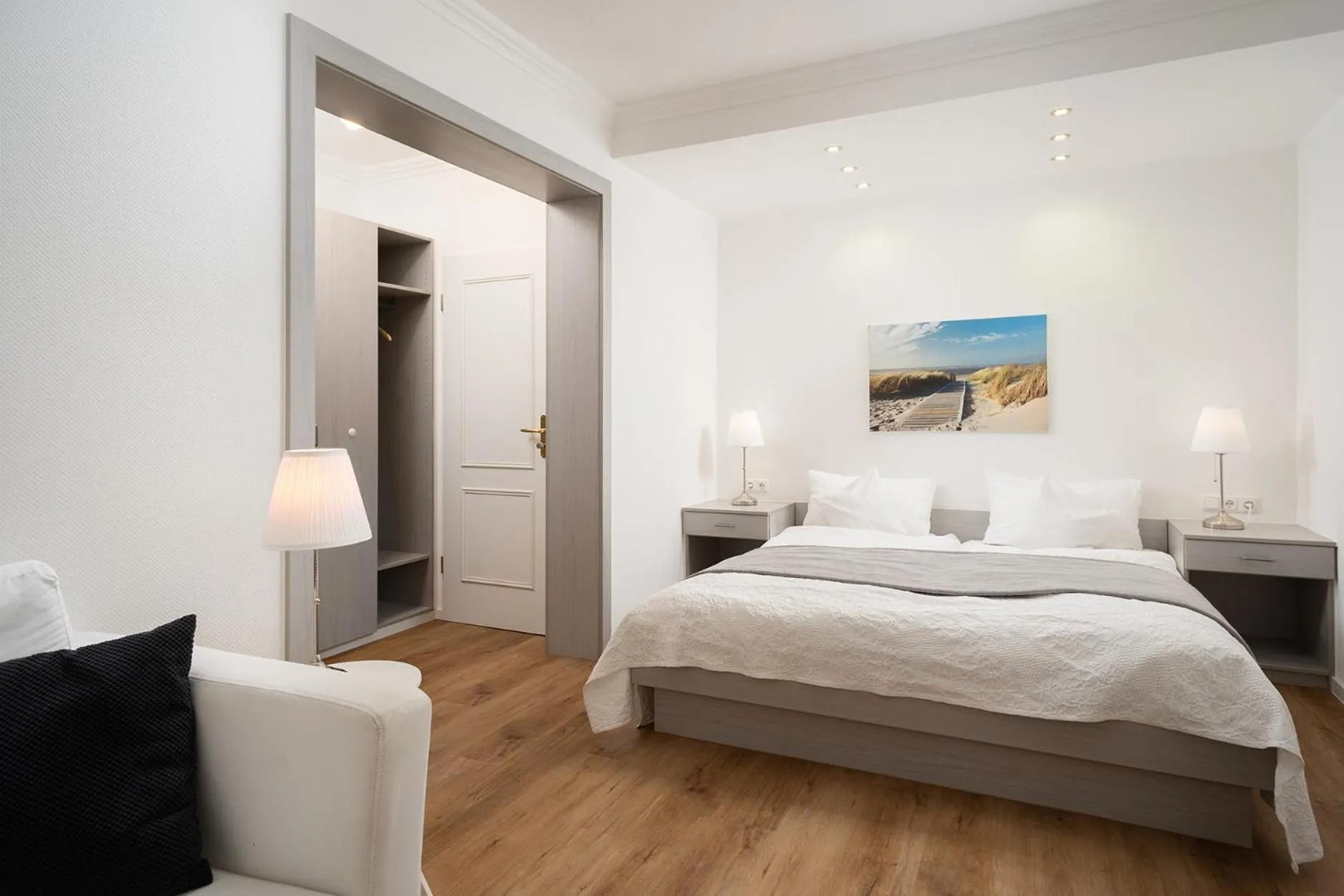 Bed in Hotel Haus am Park