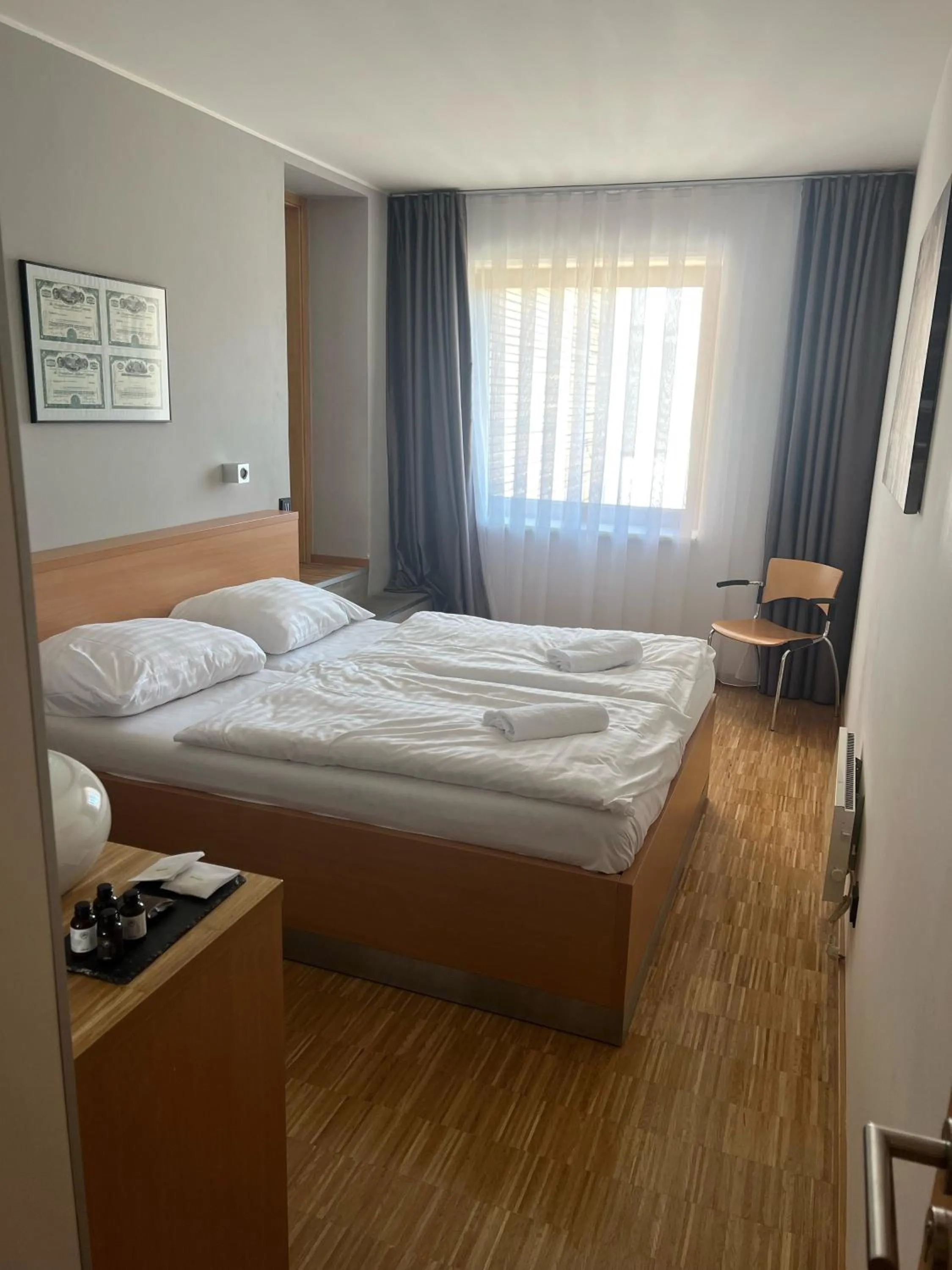 Bed in Blue Orange Resort