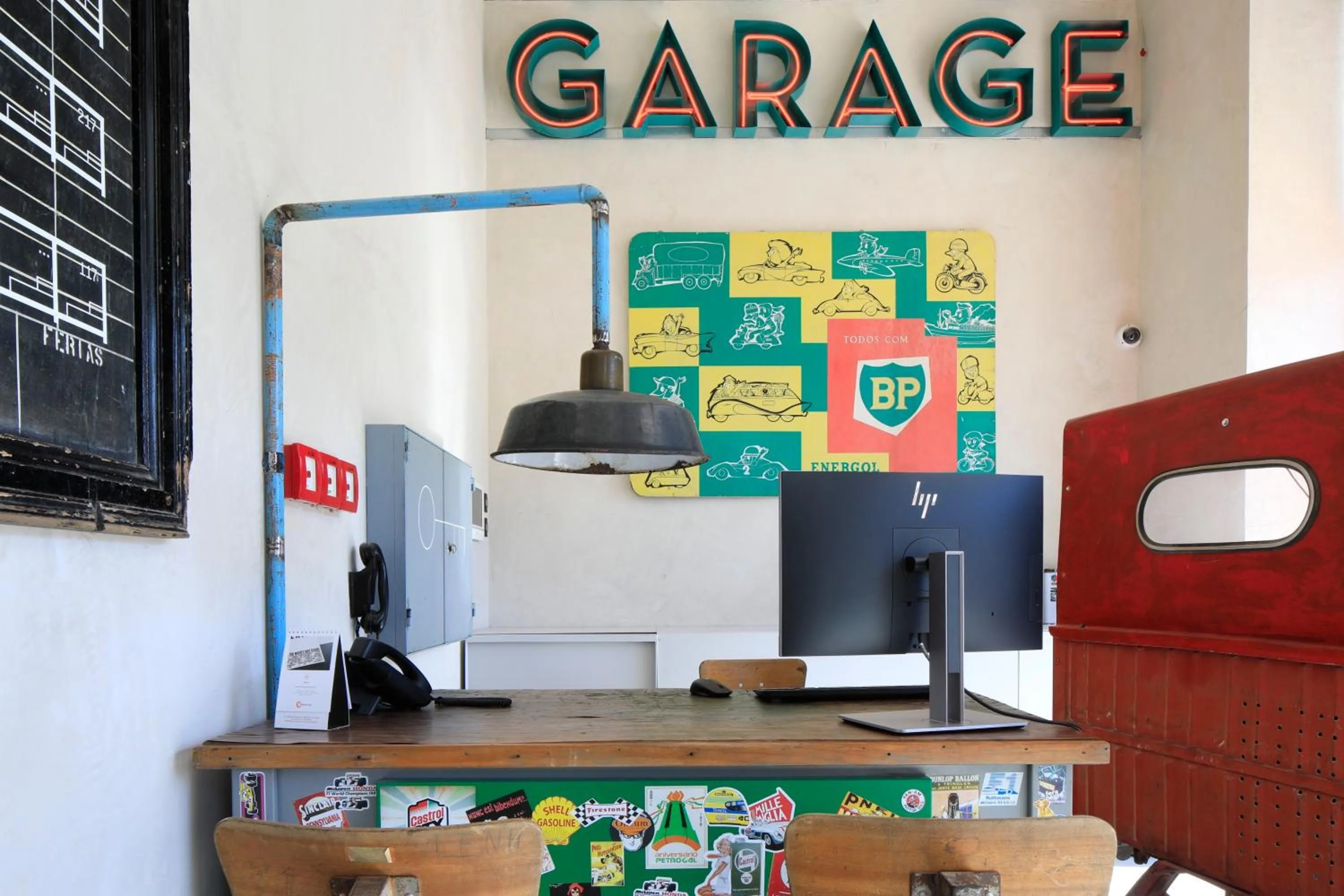 Lobby or reception in Zero Box Lodge Coimbra