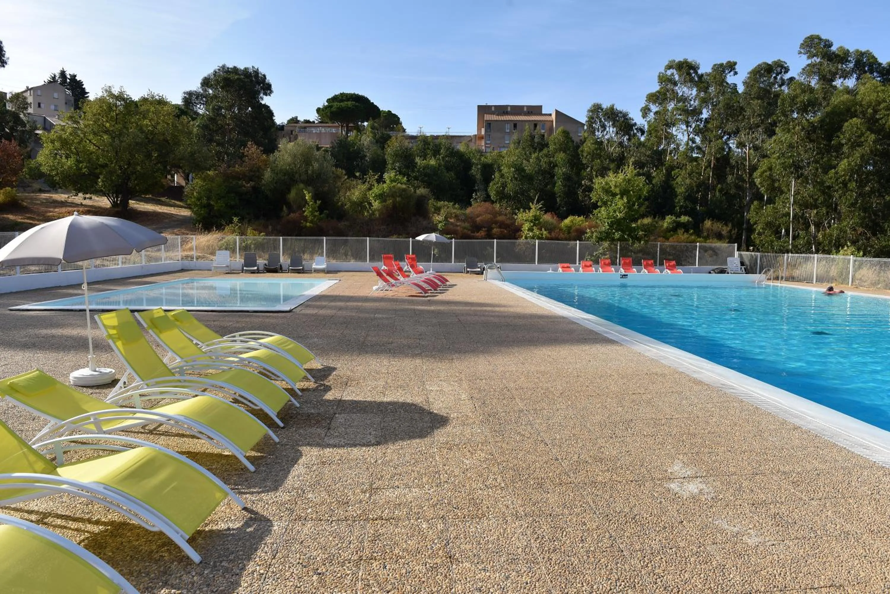 Swimming pool in Résidence U Nebbiu