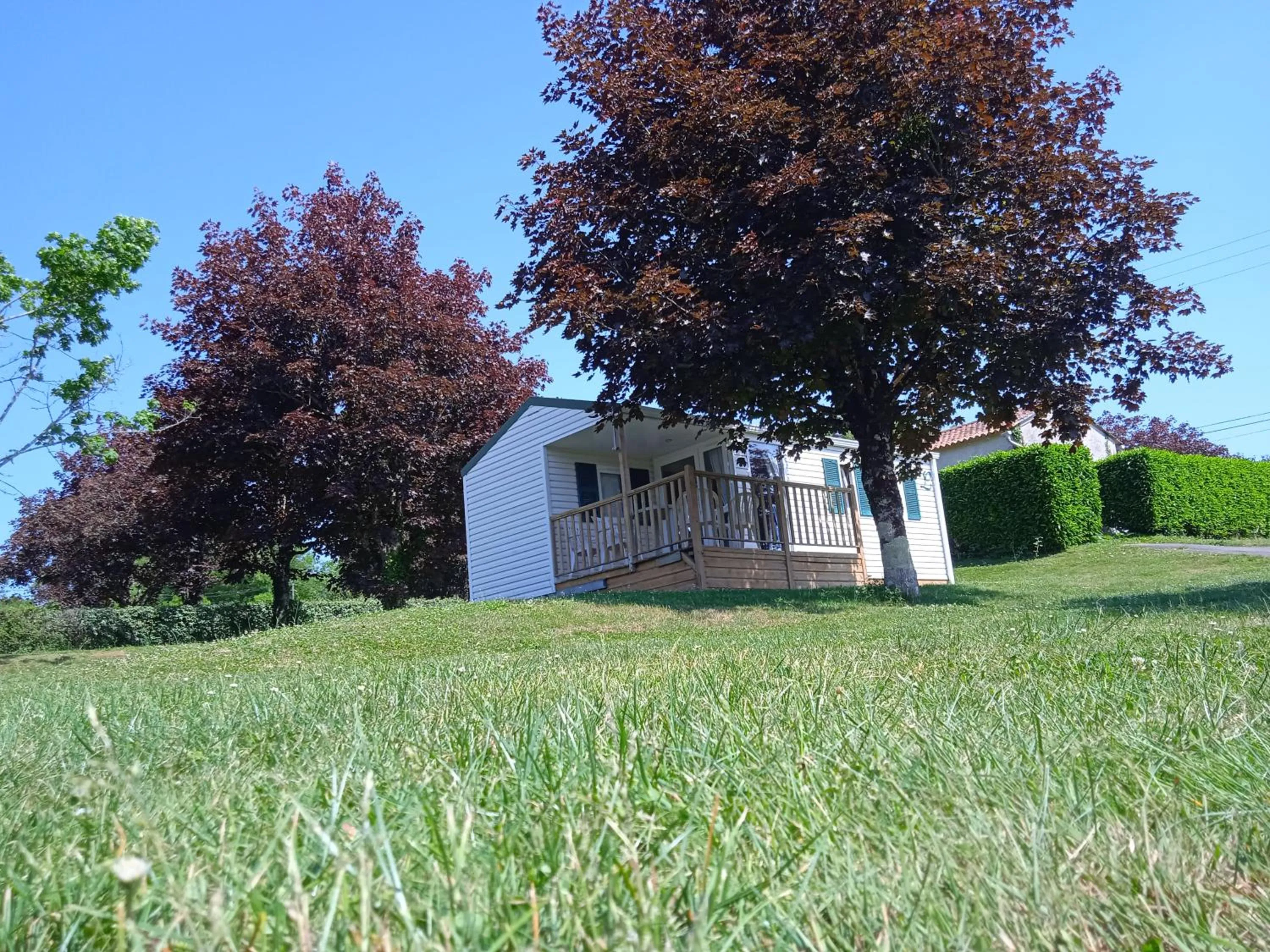 Garden view in Olydea le Lambon - Prailles-la-Couarde