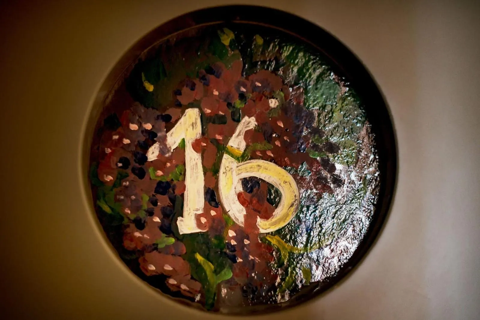 Decorative detail in Locanda del Boscogrande