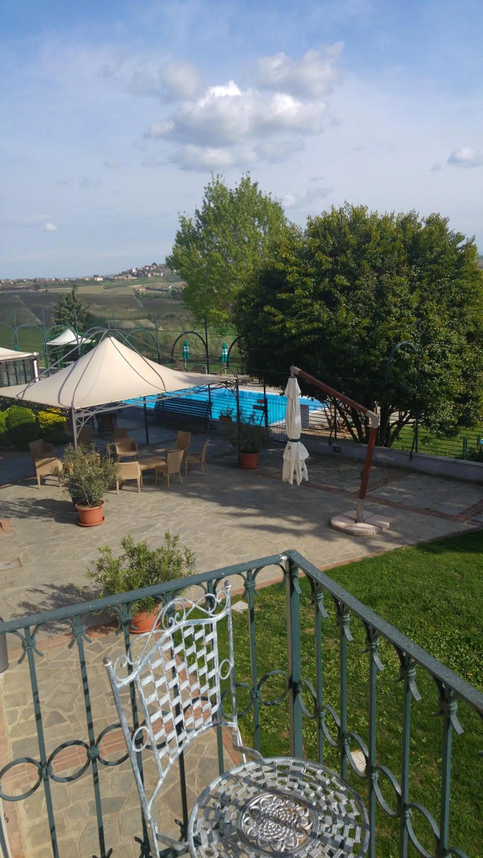 Pool view in Locanda del Boscogrande