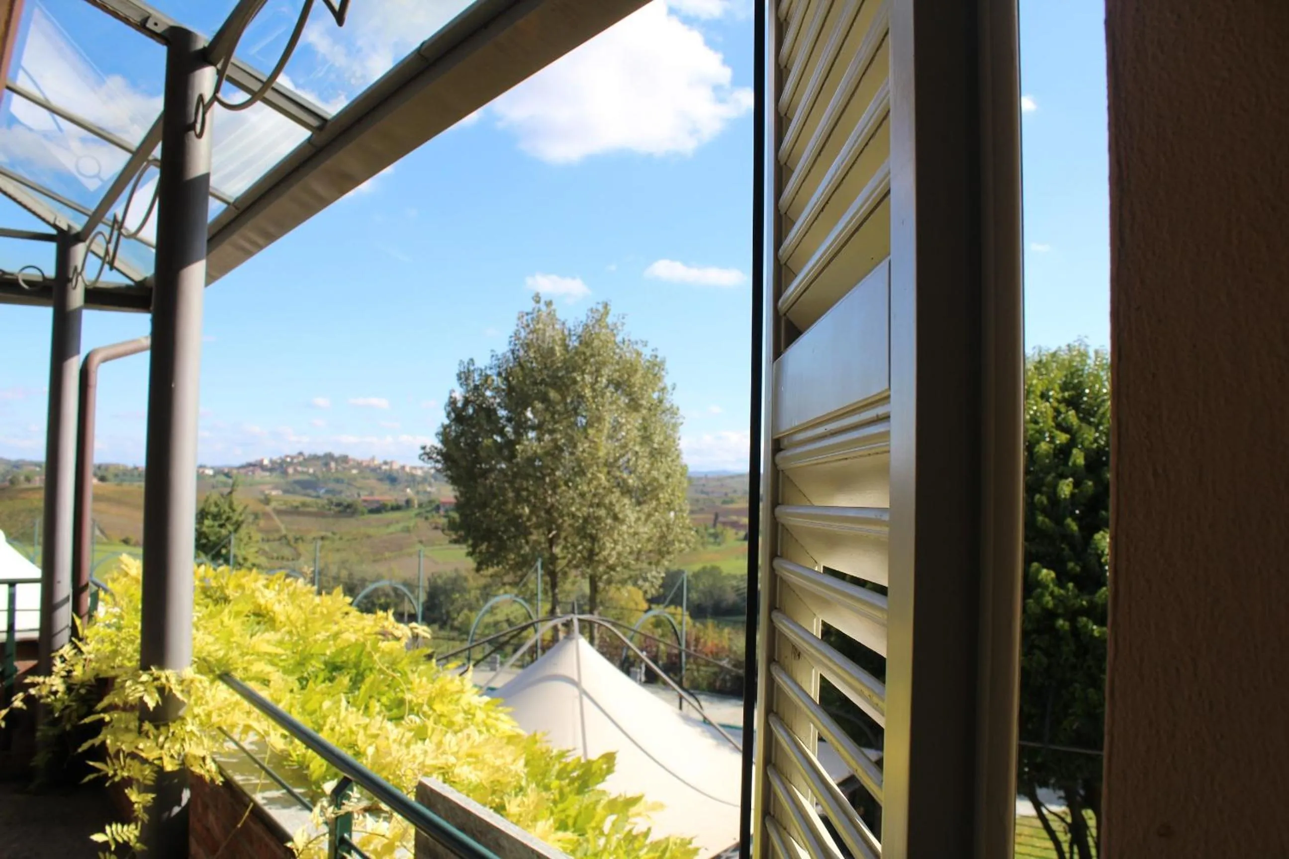 Garden view in Locanda del Boscogrande
