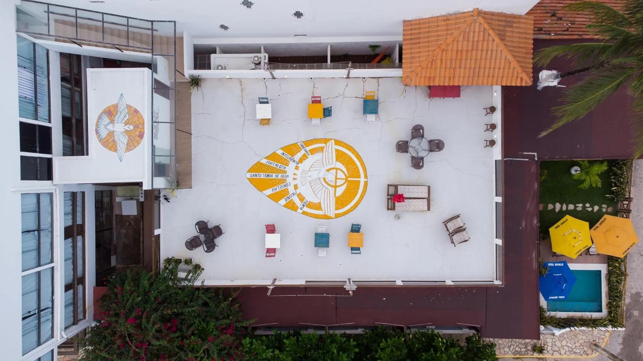 Property building in Pousada Ecohar Yoga