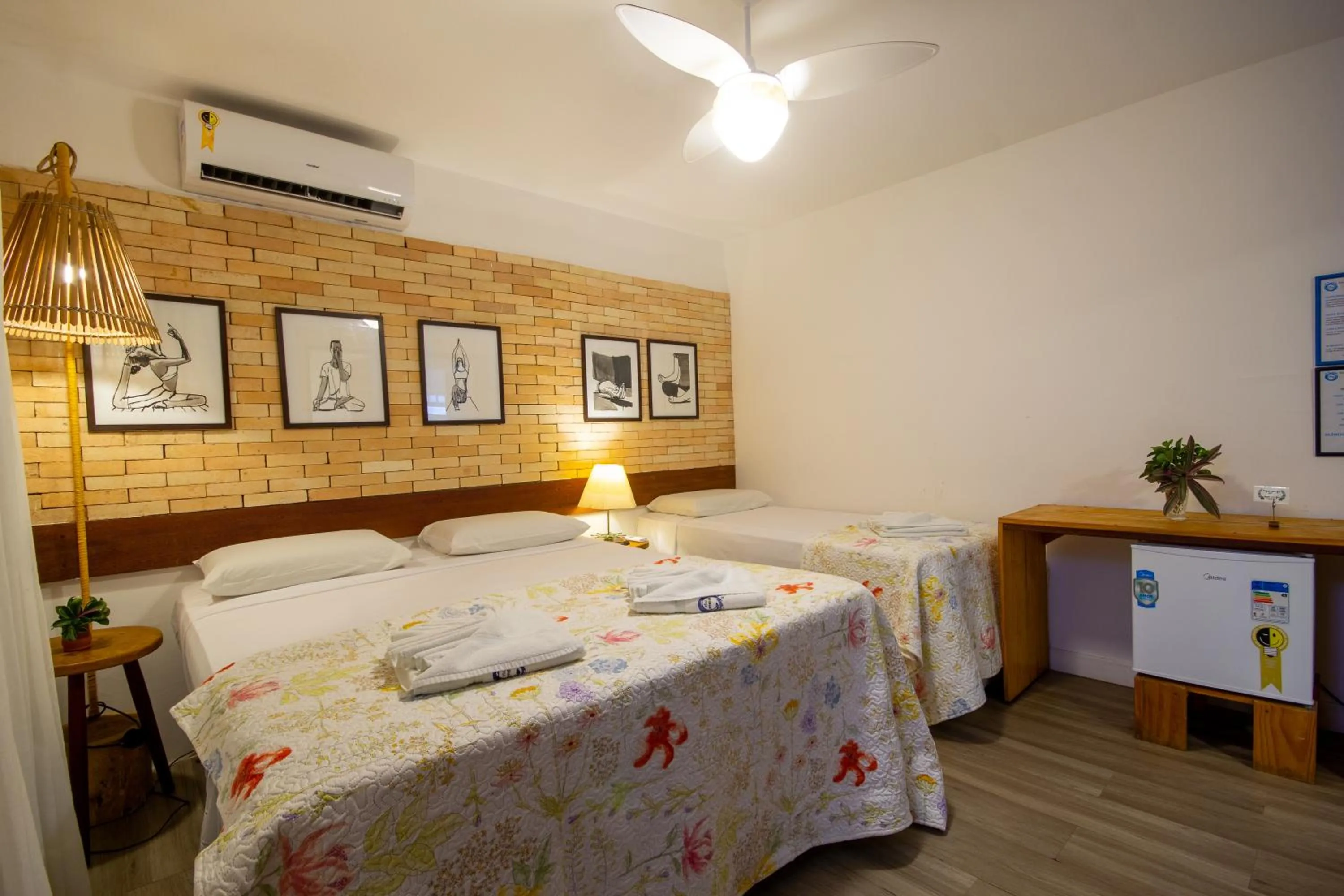 Bedroom, Bed in Pousada Ecohar Yoga