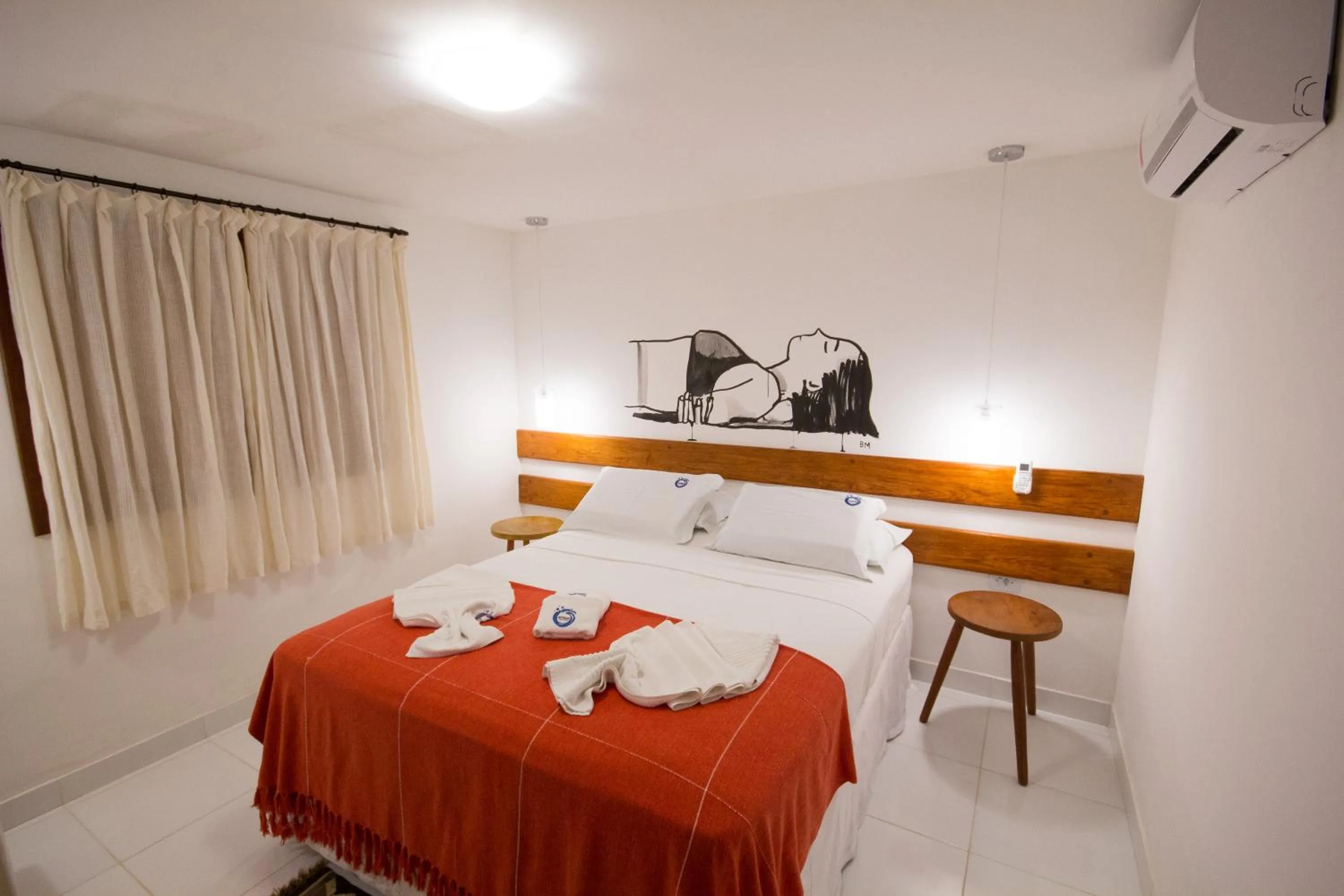 Bedroom, Bed in Pousada Ecohar Yoga