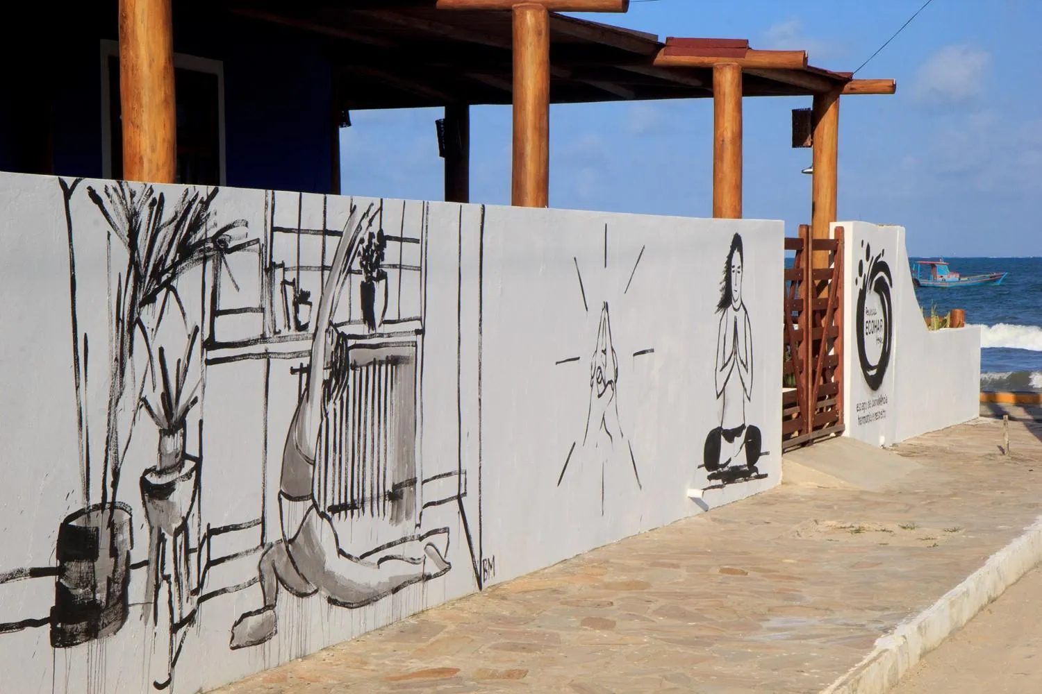 Facade/entrance in Pousada Ecohar Yoga