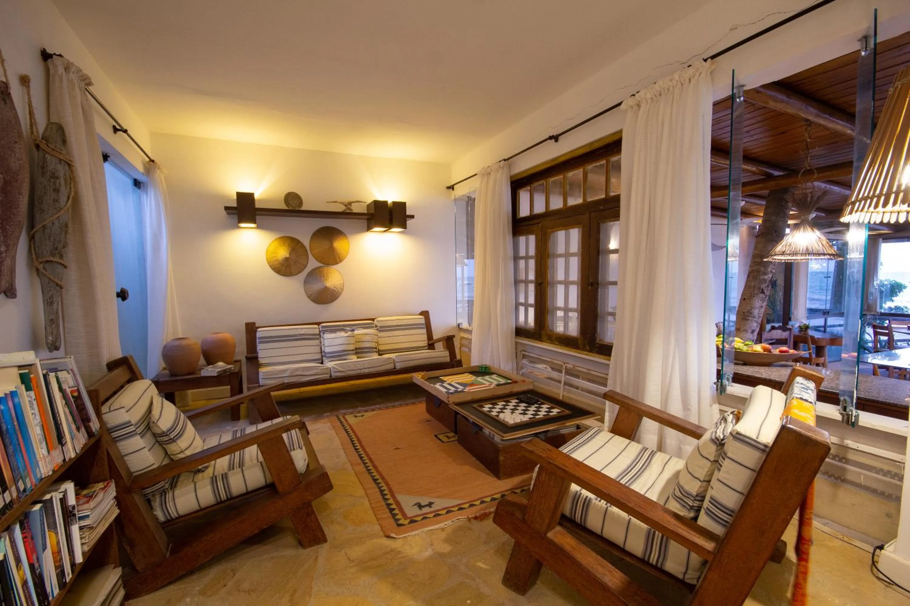 Library in Pousada Ecohar Yoga