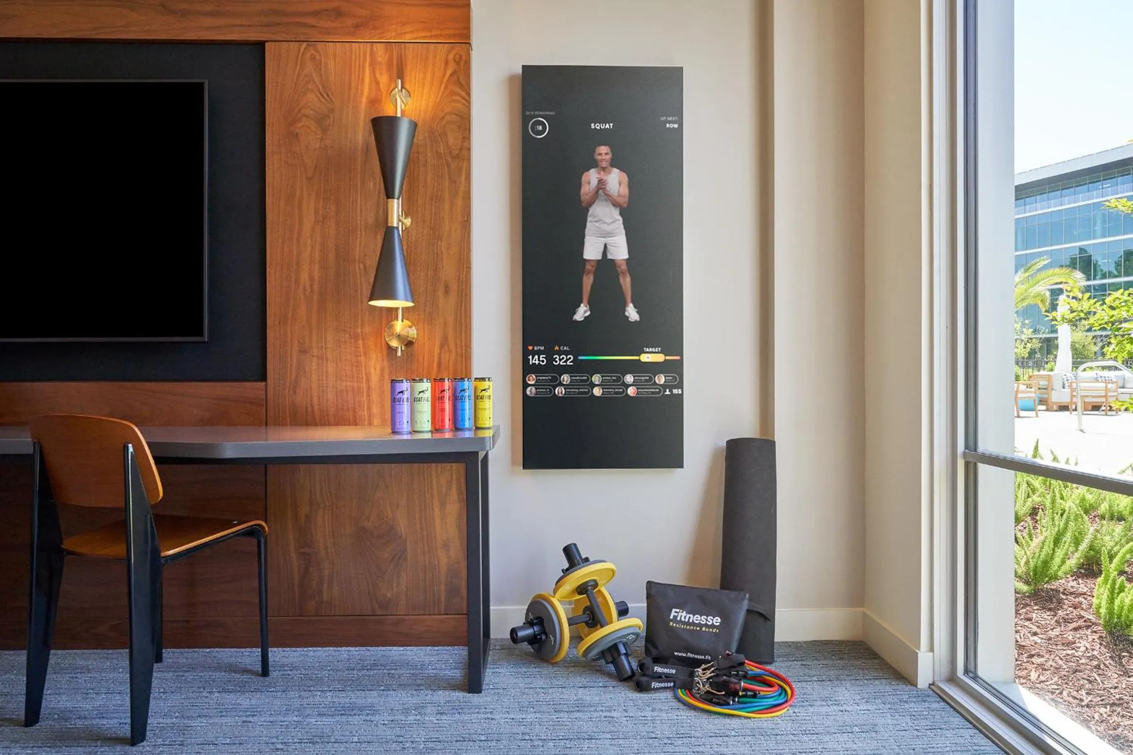 Fitness centre/facilities in The Ameswell Hotel