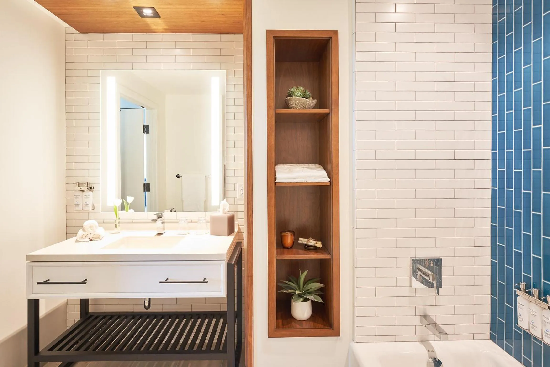 Shower in The Ameswell Hotel