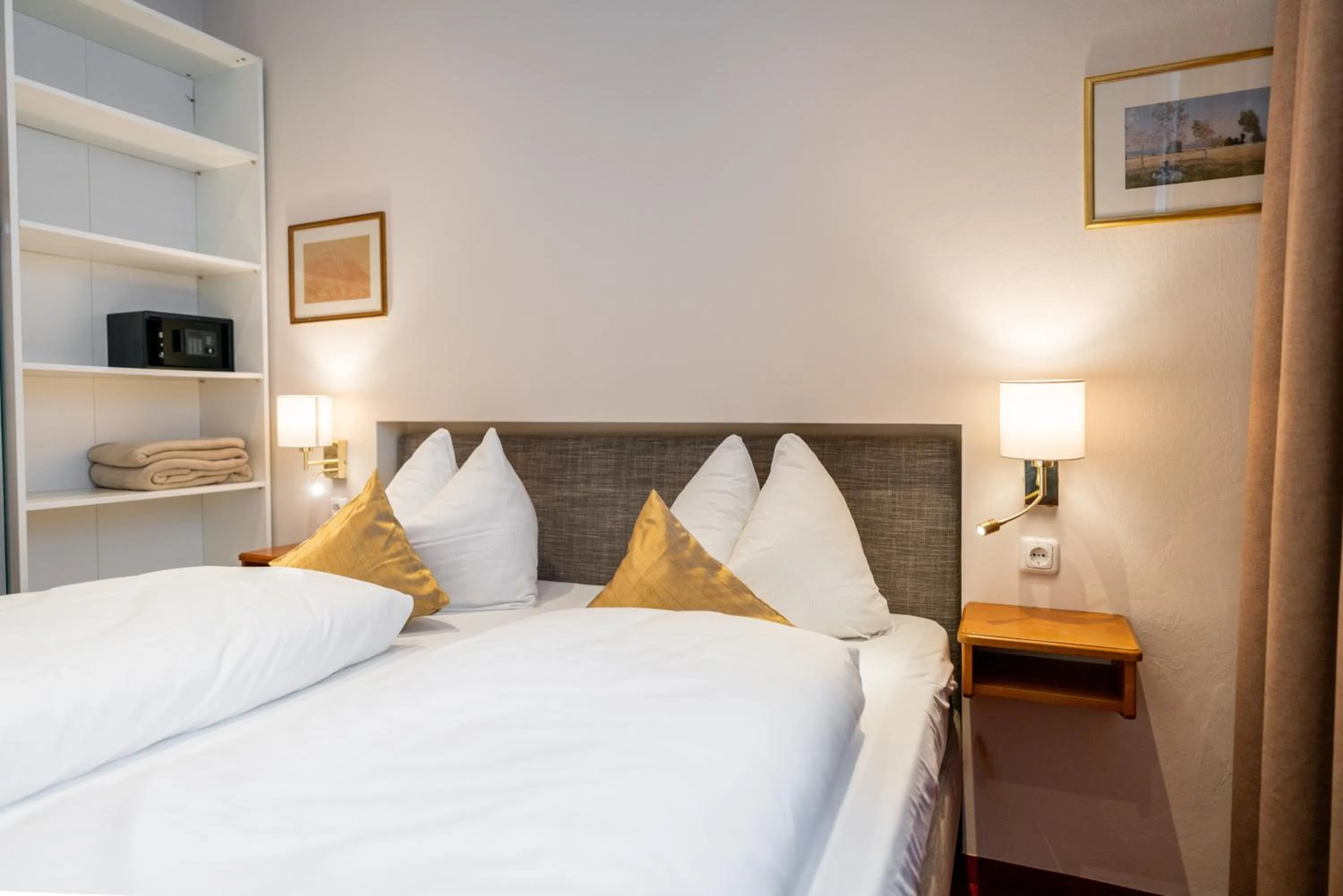 Bed in Cityhotel Trumer Stube