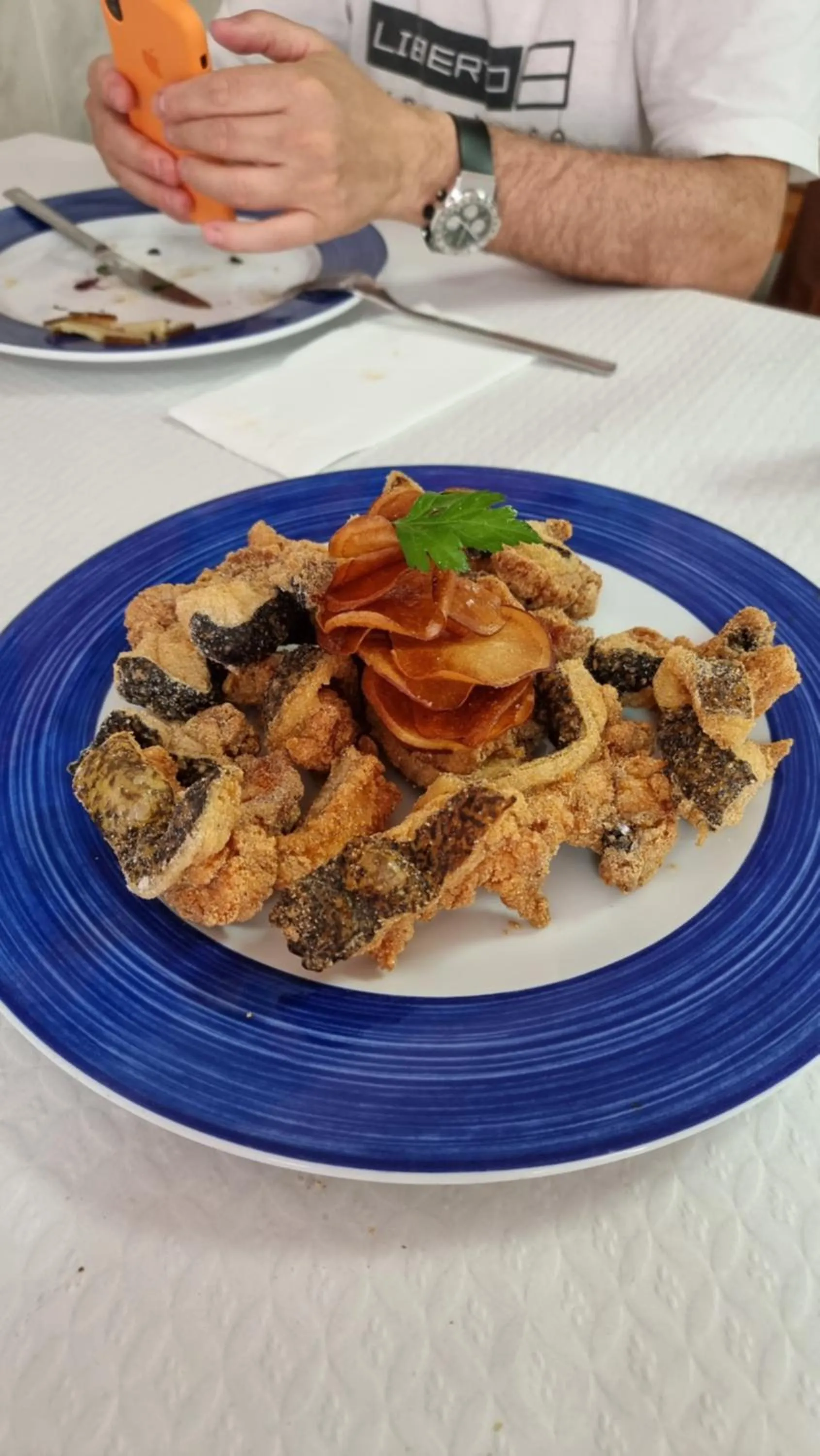 Food and drinks in Caléndula Beach 1ºLinea mar