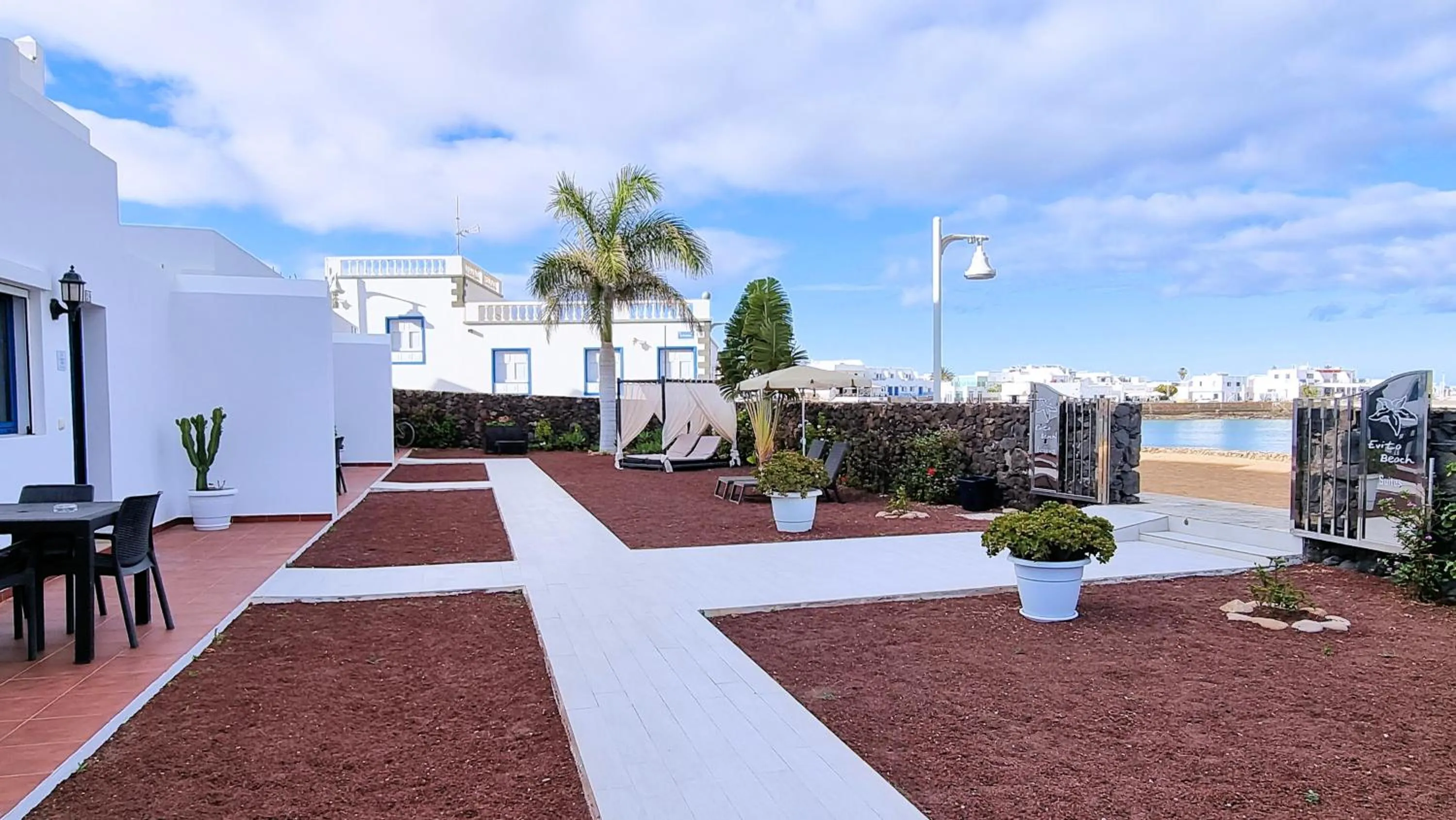 Garden in Caléndula Beach 1ºLinea mar