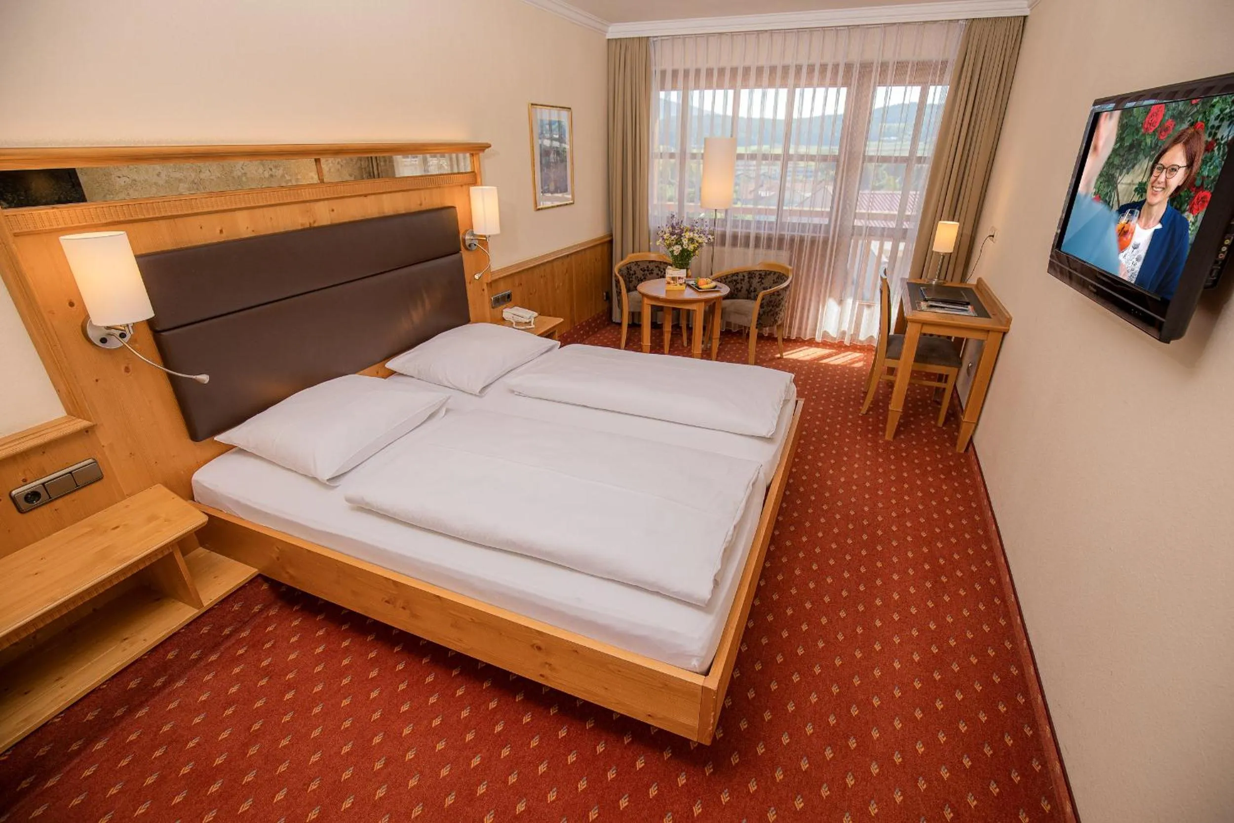 Photo of the whole room, Bed in Hotel Amberger Hof