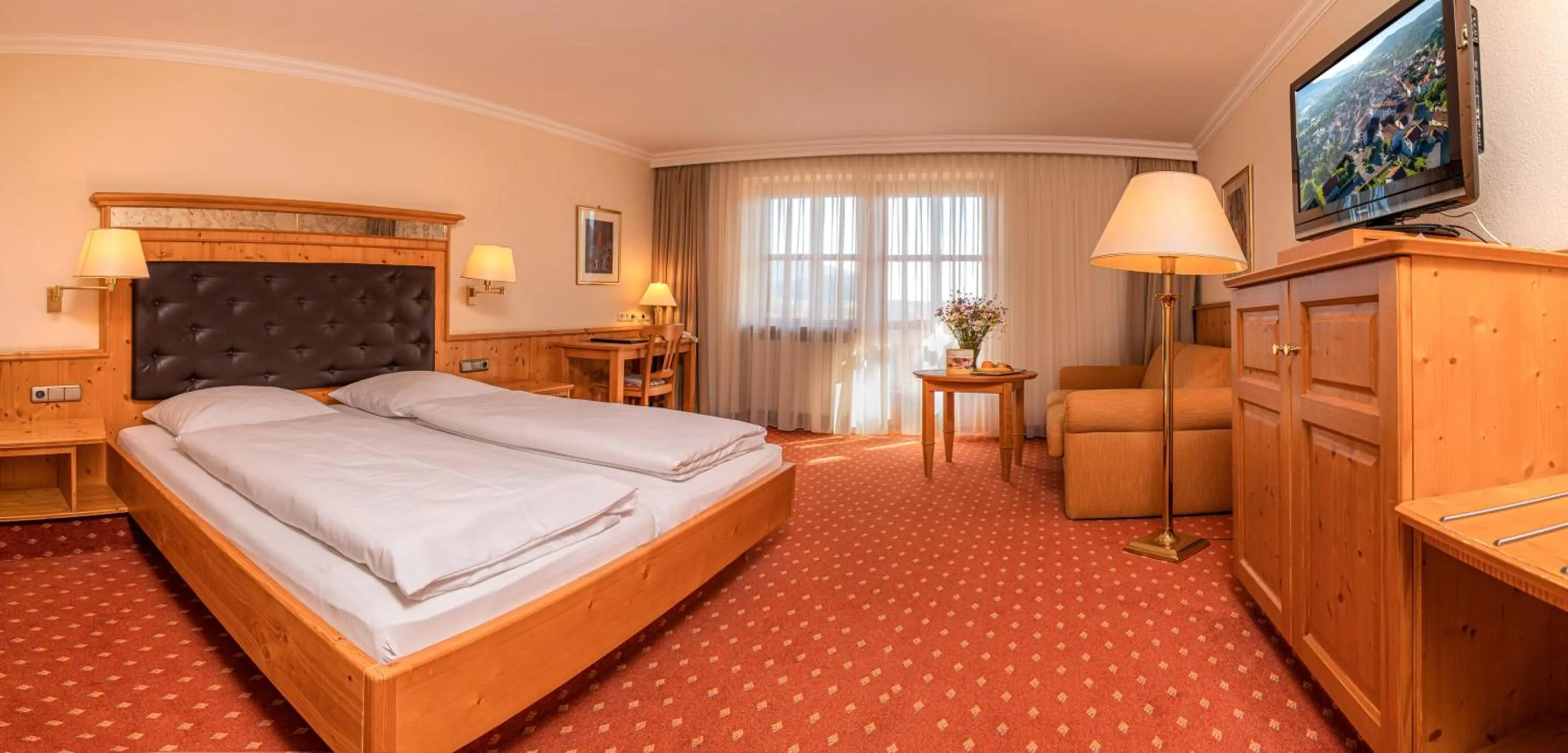 Photo of the whole room, Bed in Hotel Amberger Hof