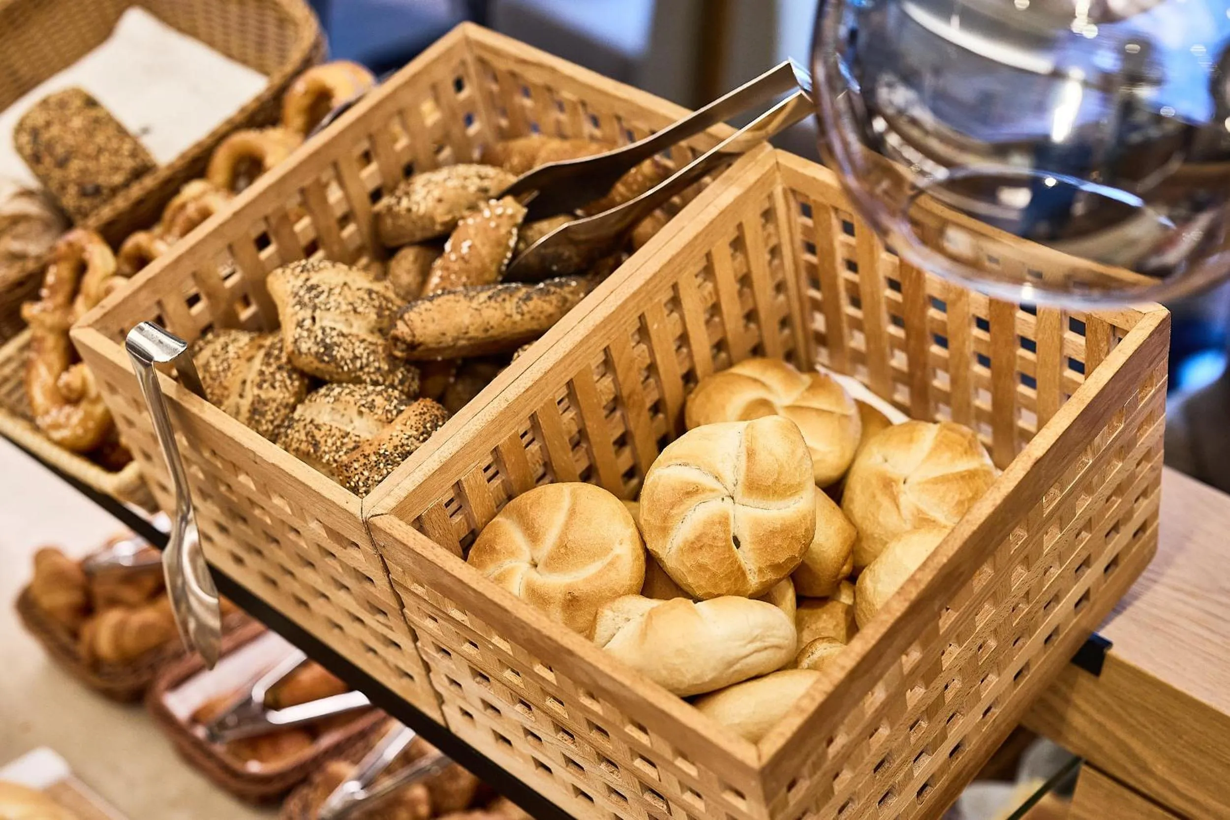 Buffet breakfast in Hotel Amberger Hof