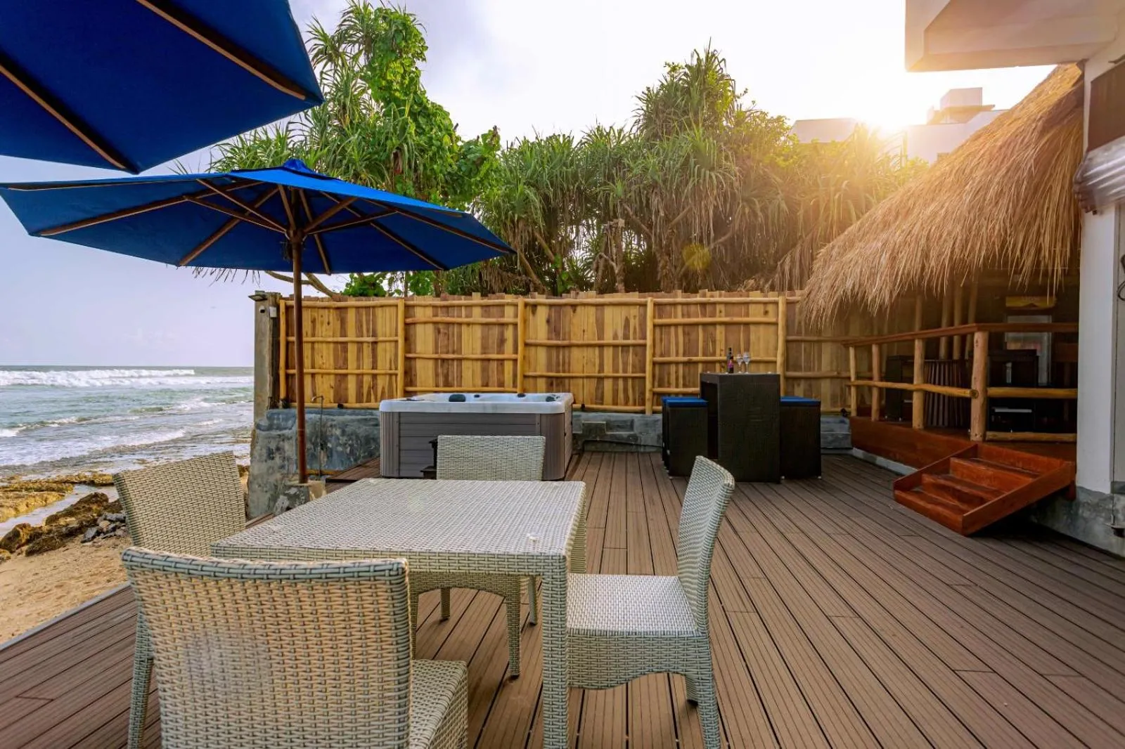 Hot Tub in Beach & Bliss Mirissa