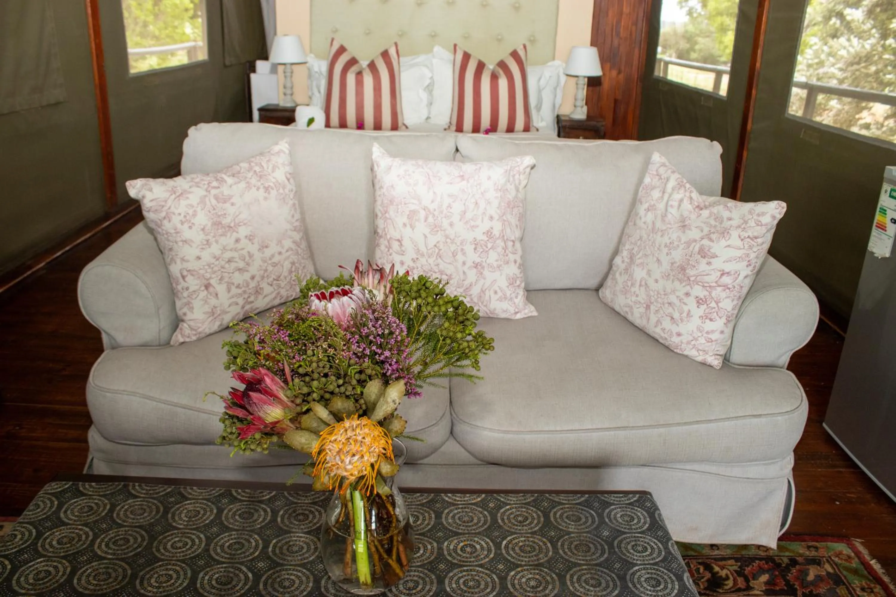 Seating area in Misty Mountain Reserve