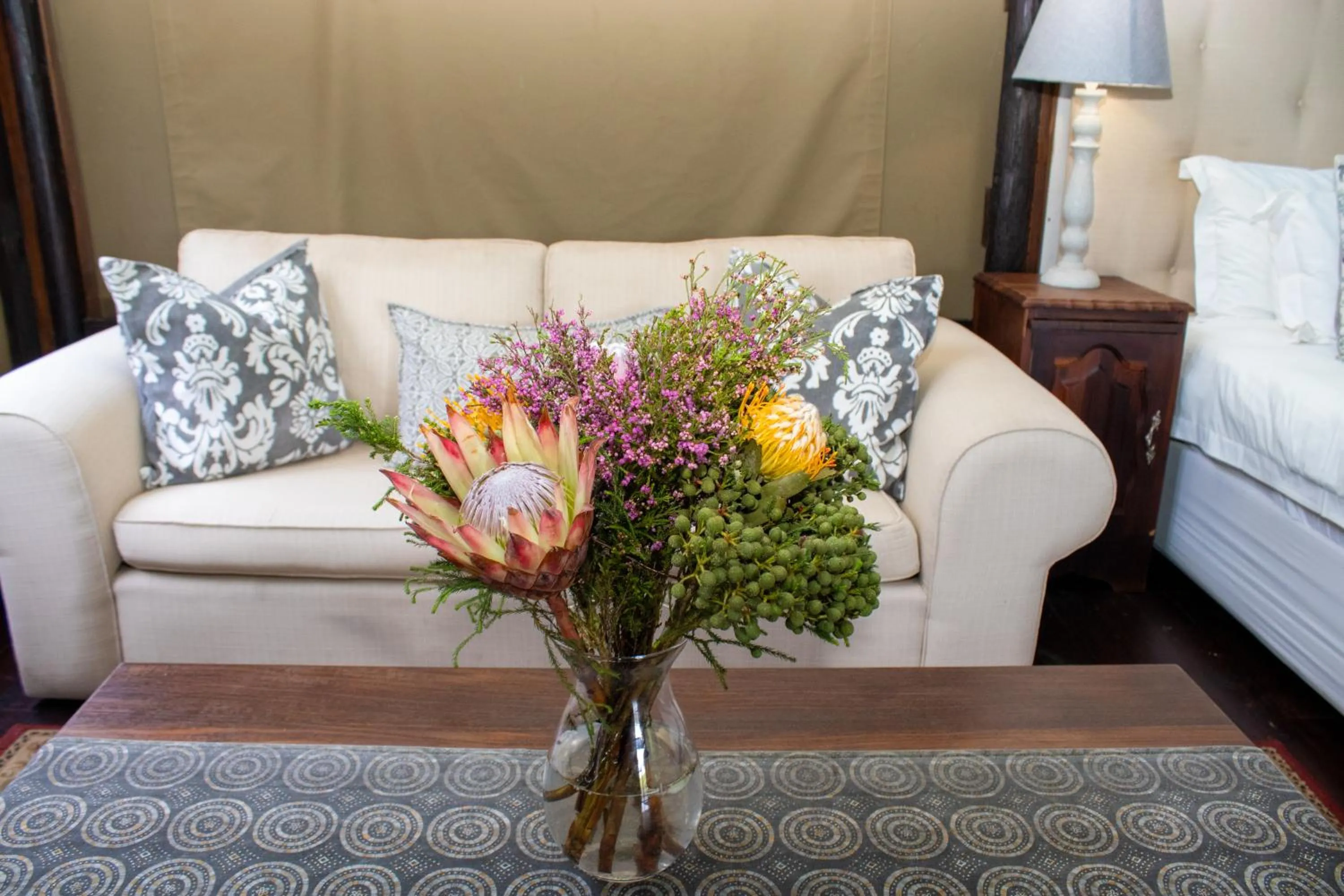 Seating area in Misty Mountain Reserve