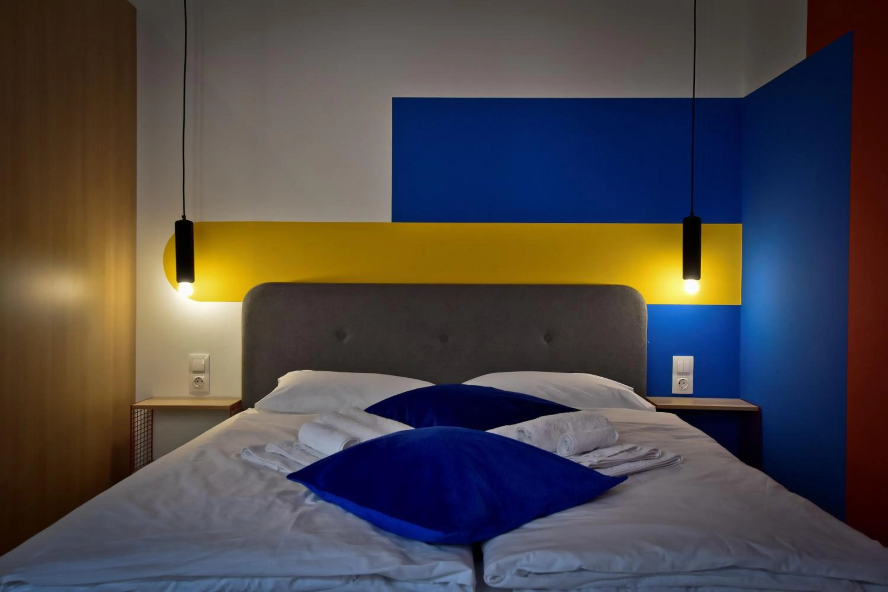 Bed in ZACHÁR APARTMAN