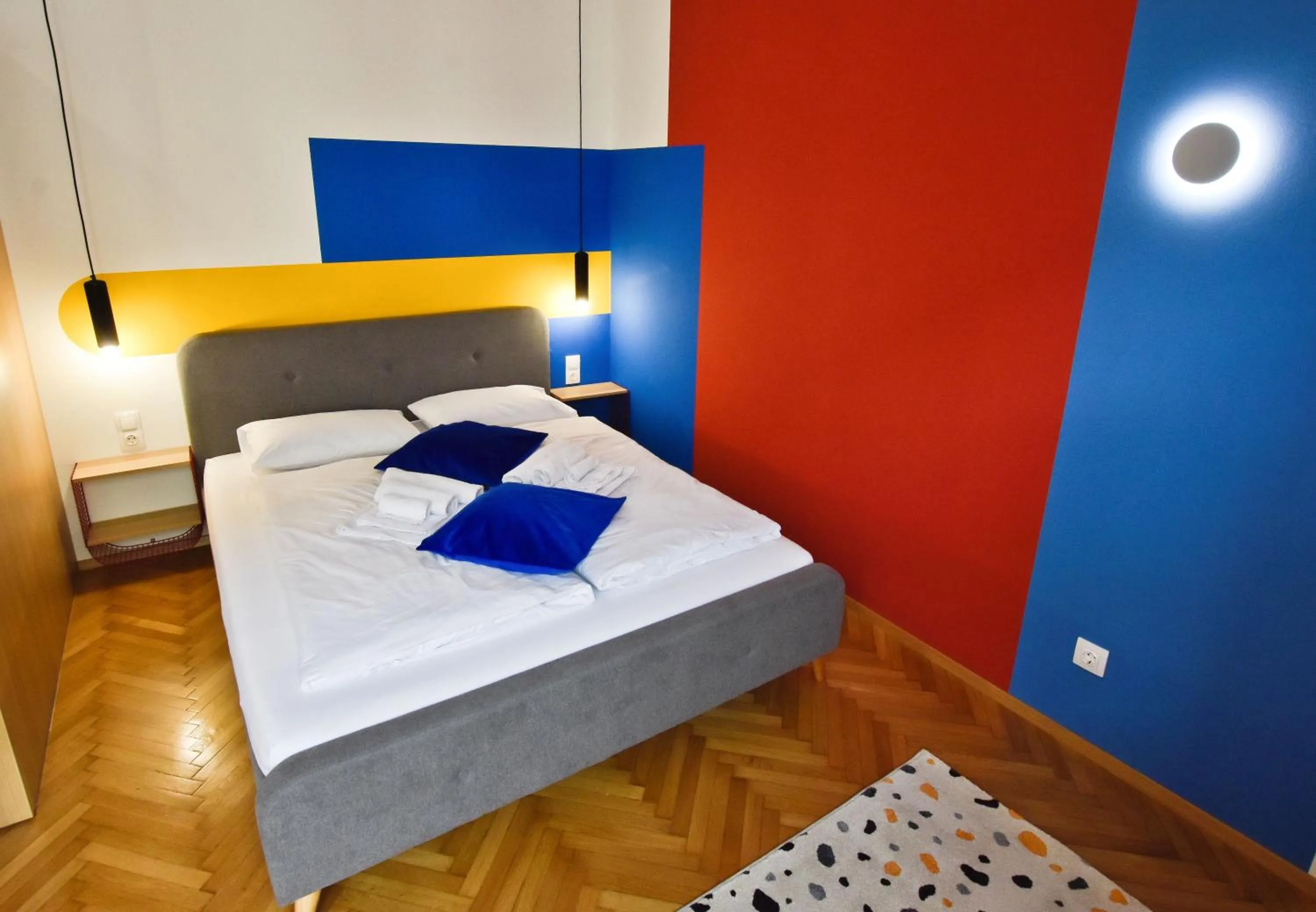 Bed in ZACHÁR APARTMAN