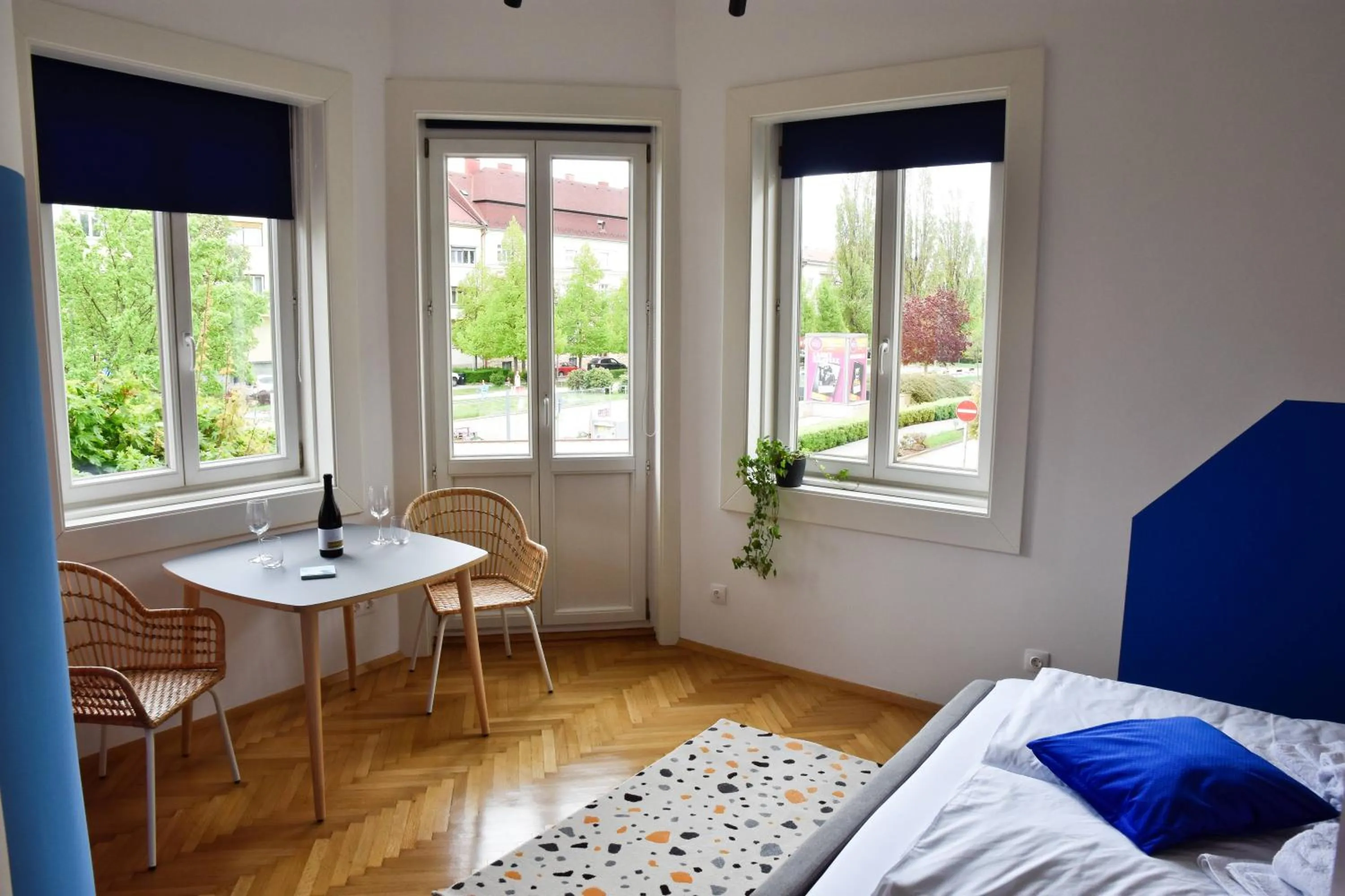 Bed in ZACHÁR APARTMAN