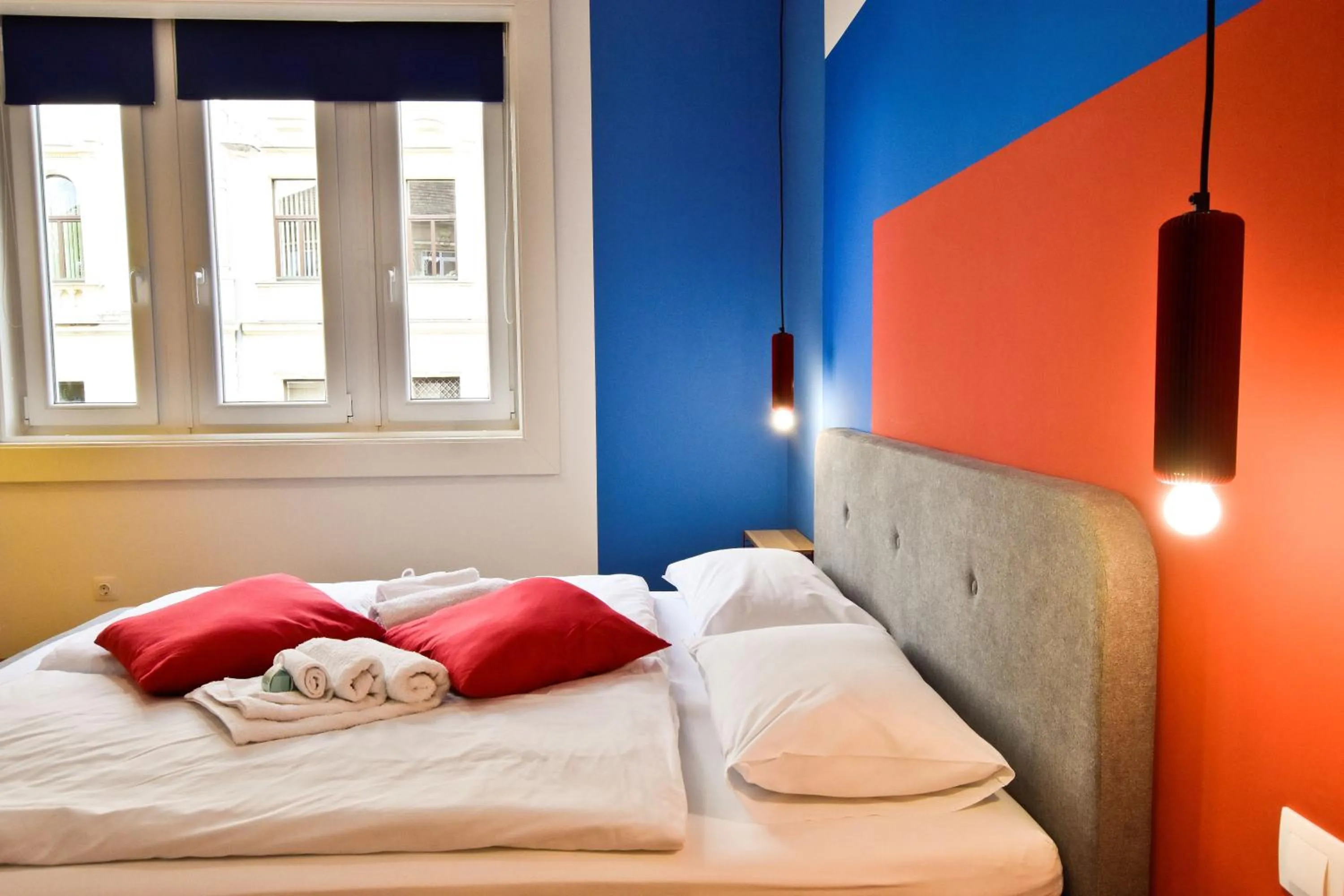 Bed in ZACHÁR APARTMAN