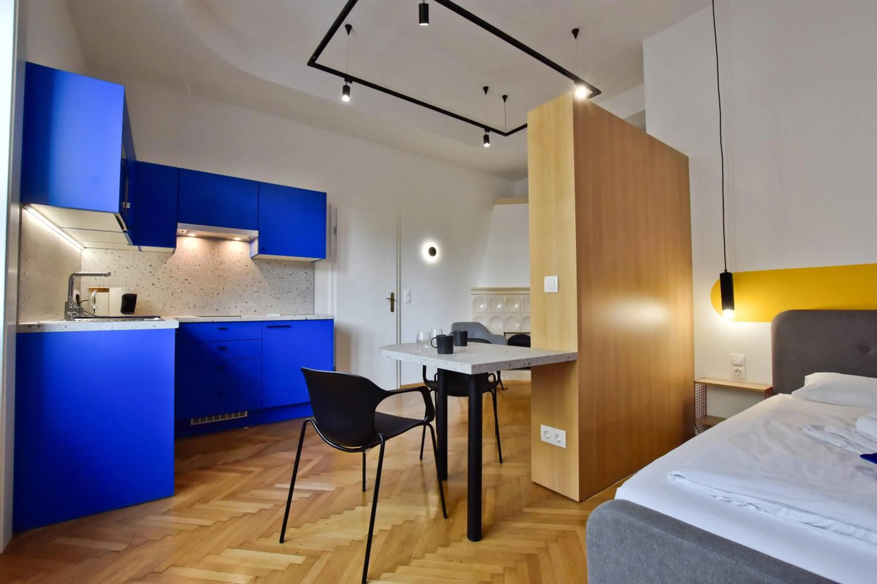 Bed in ZACHÁR APARTMAN