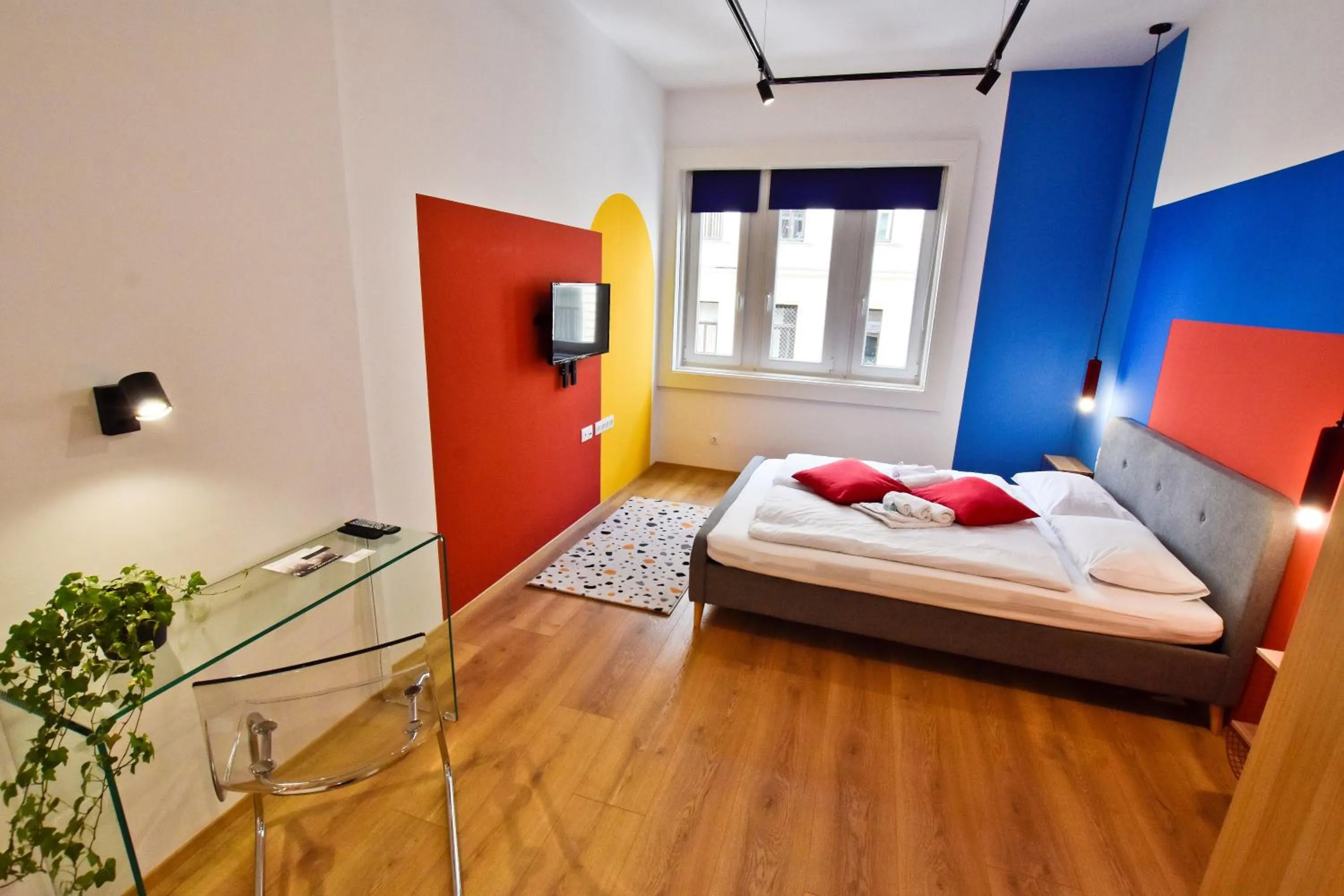 Bed in ZACHÁR APARTMAN