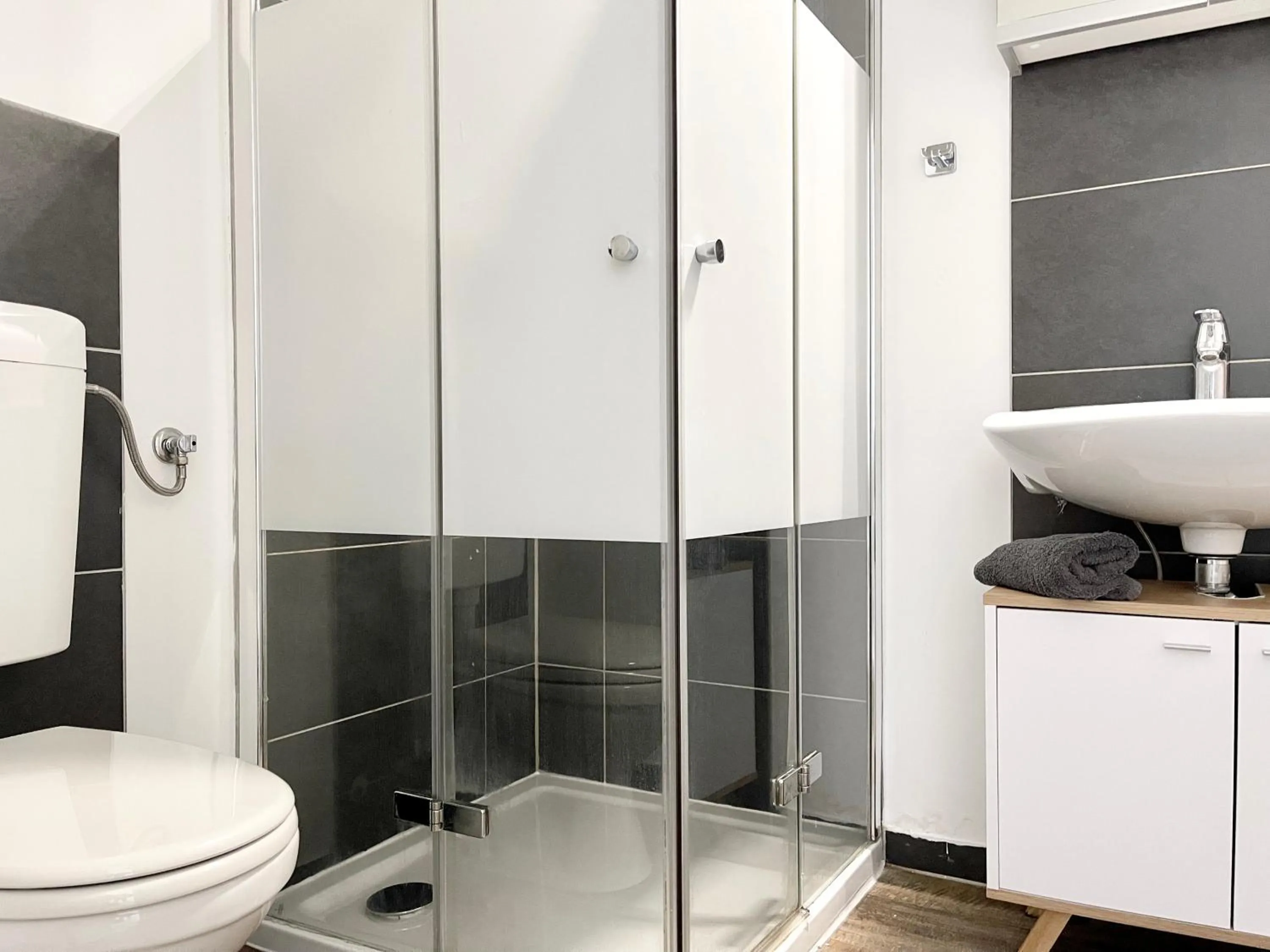 Toilet in Zentral gelegene Studios