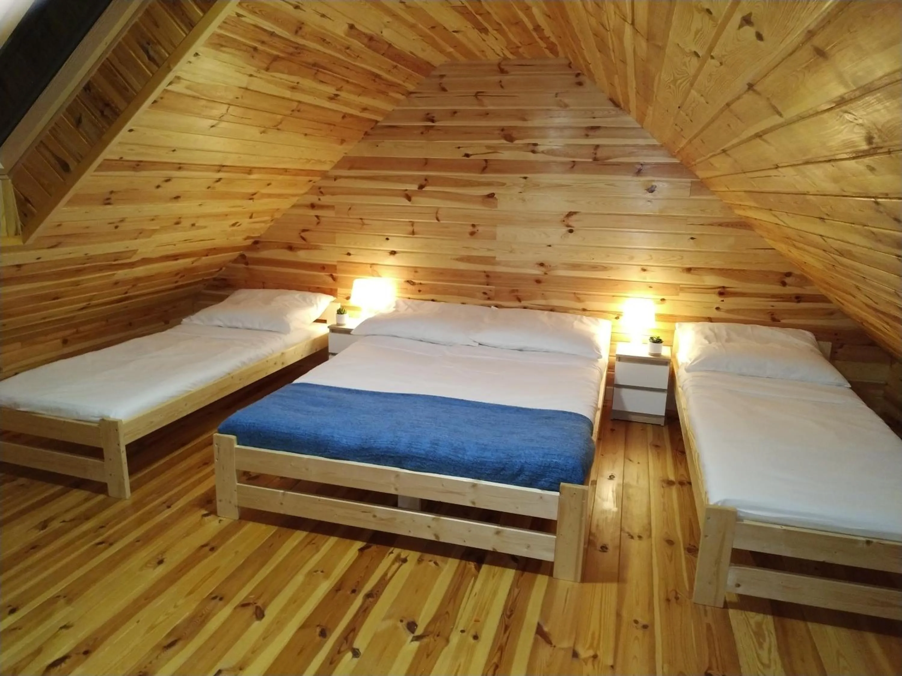 Bedroom, Bed in Domki Arkadia Mielno