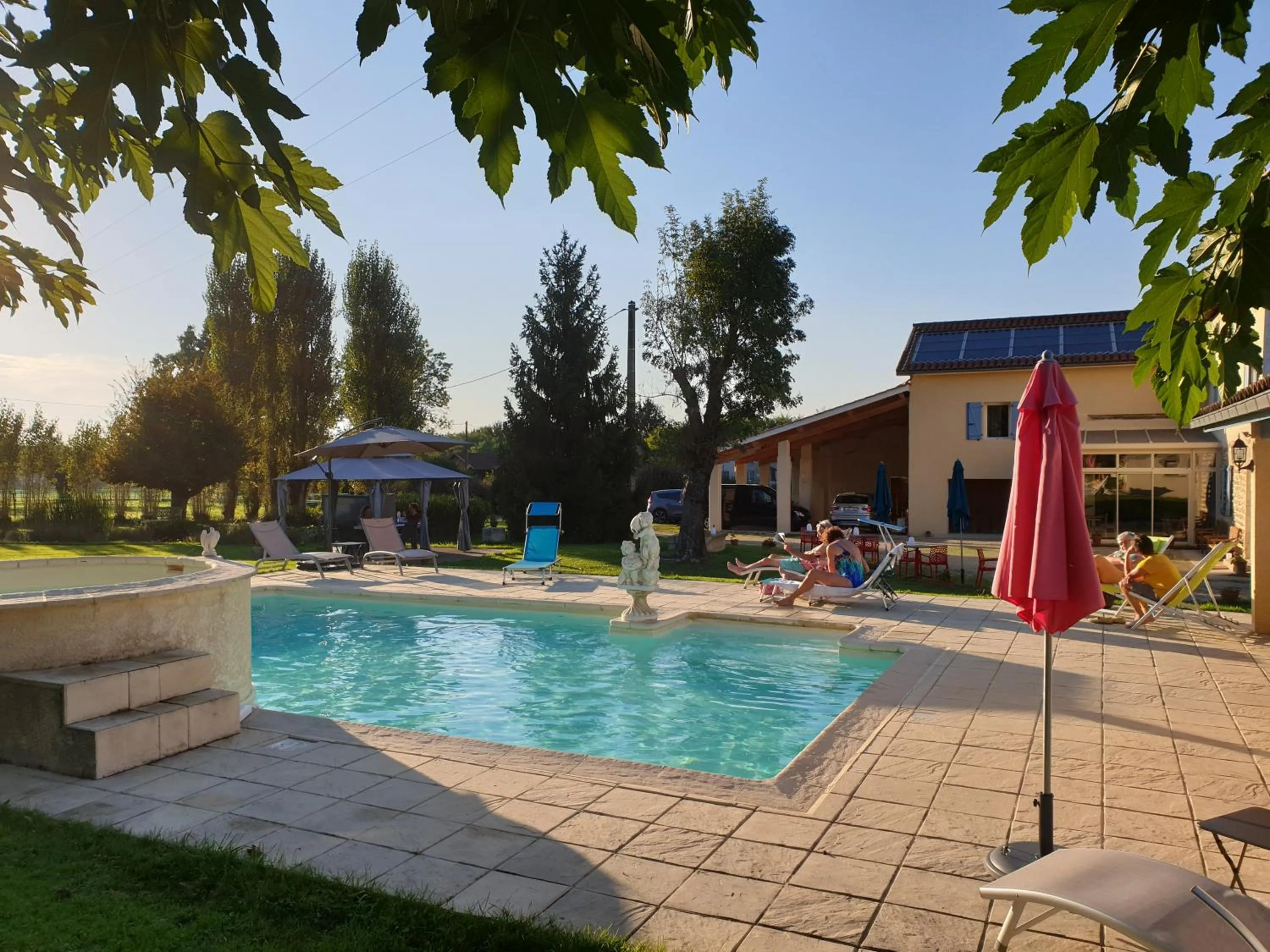 Swimming pool in Chambres et Table d'hôtes "La Pastorale Gourmande" FR - NE - EN - DE - IT