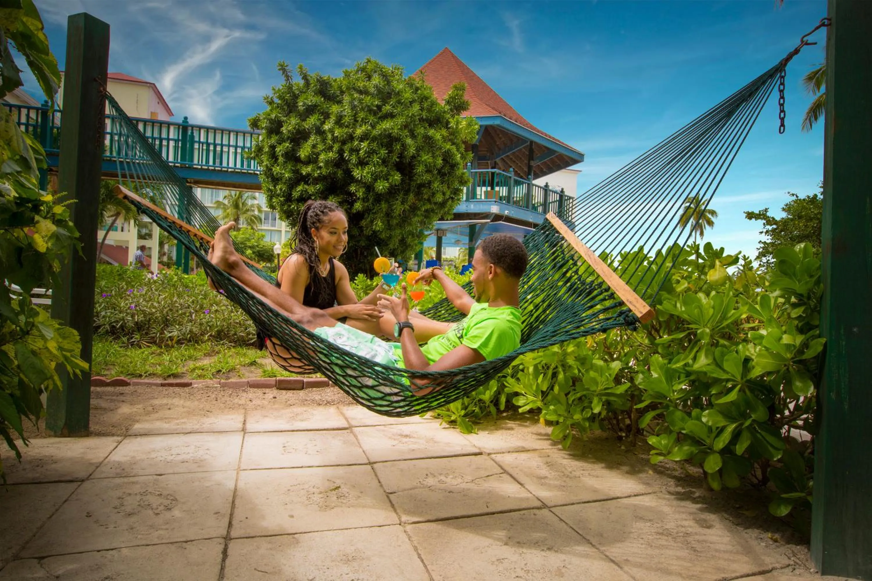 Patio in Breezes Resort & Spa All Inclusive, Bahamas