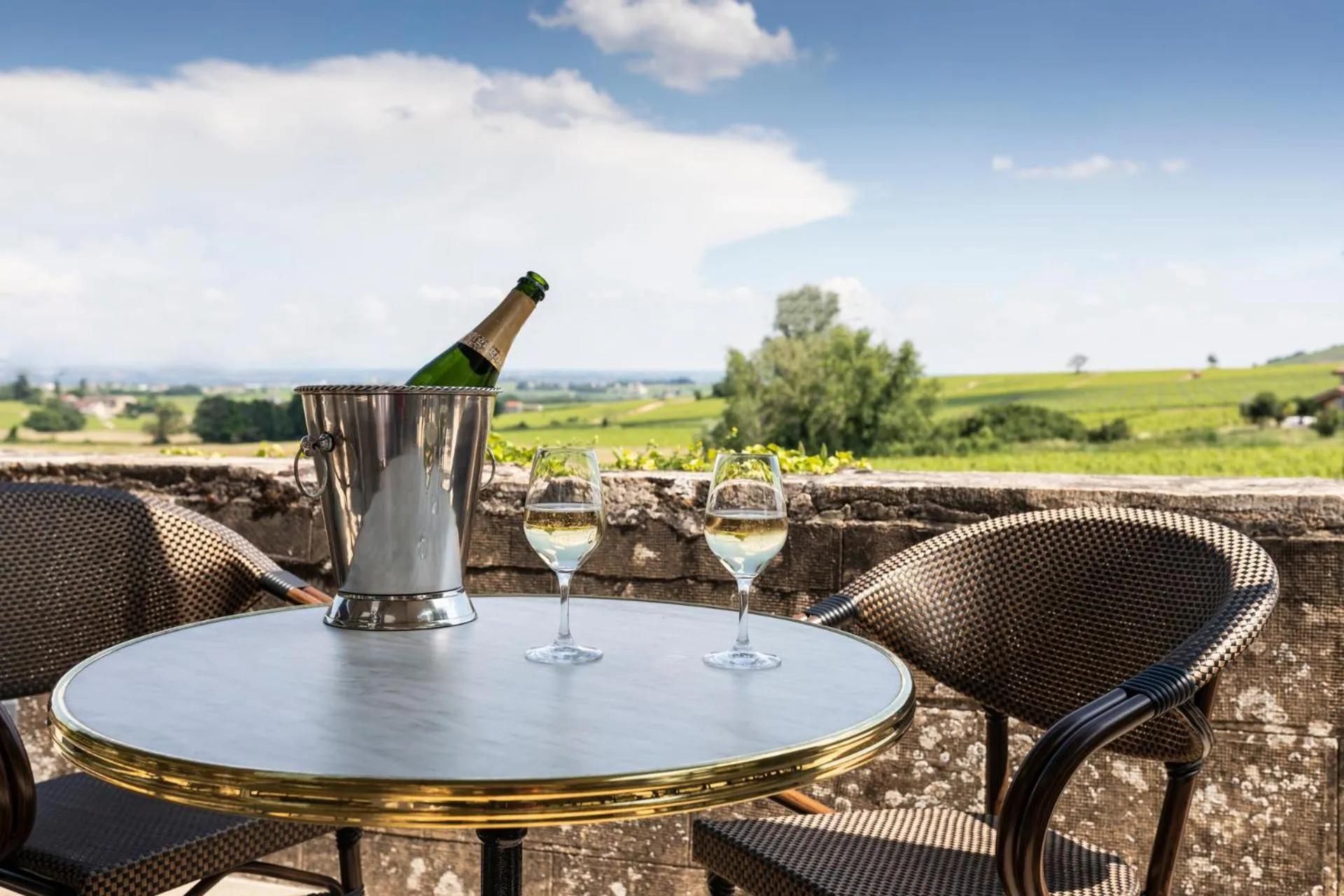 Patio in Hôtel Villa Alexandre