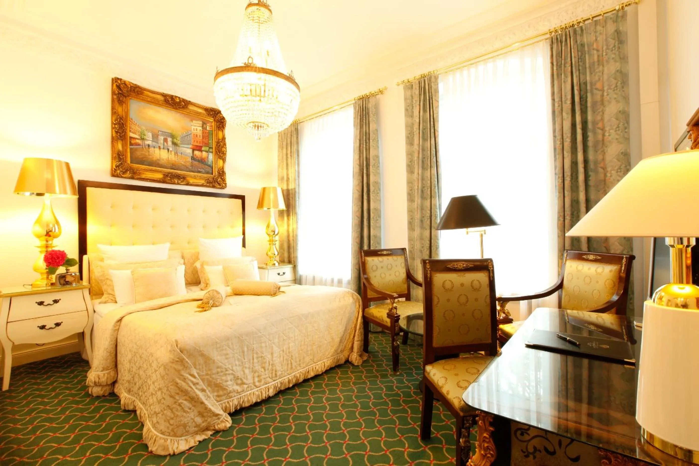 Bed in Boulevard Hotel Hamburg