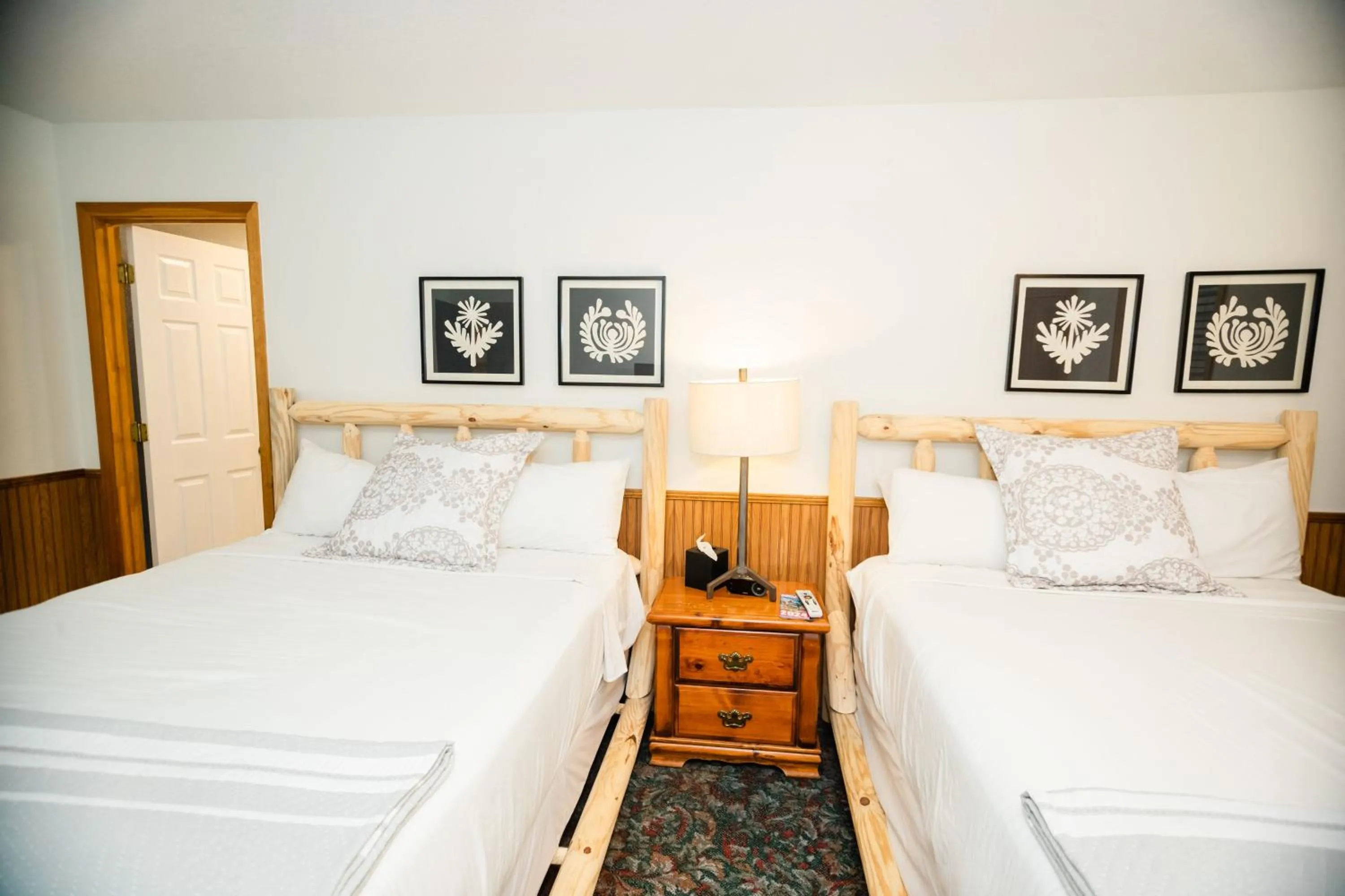 Bed in Sylvan Valley Lodge and Cellars