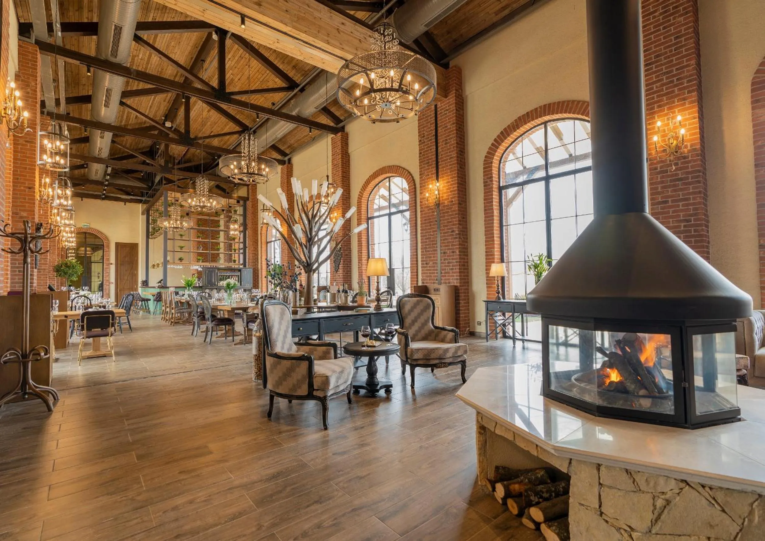 Seating area in Bengodi Boutique Hotel