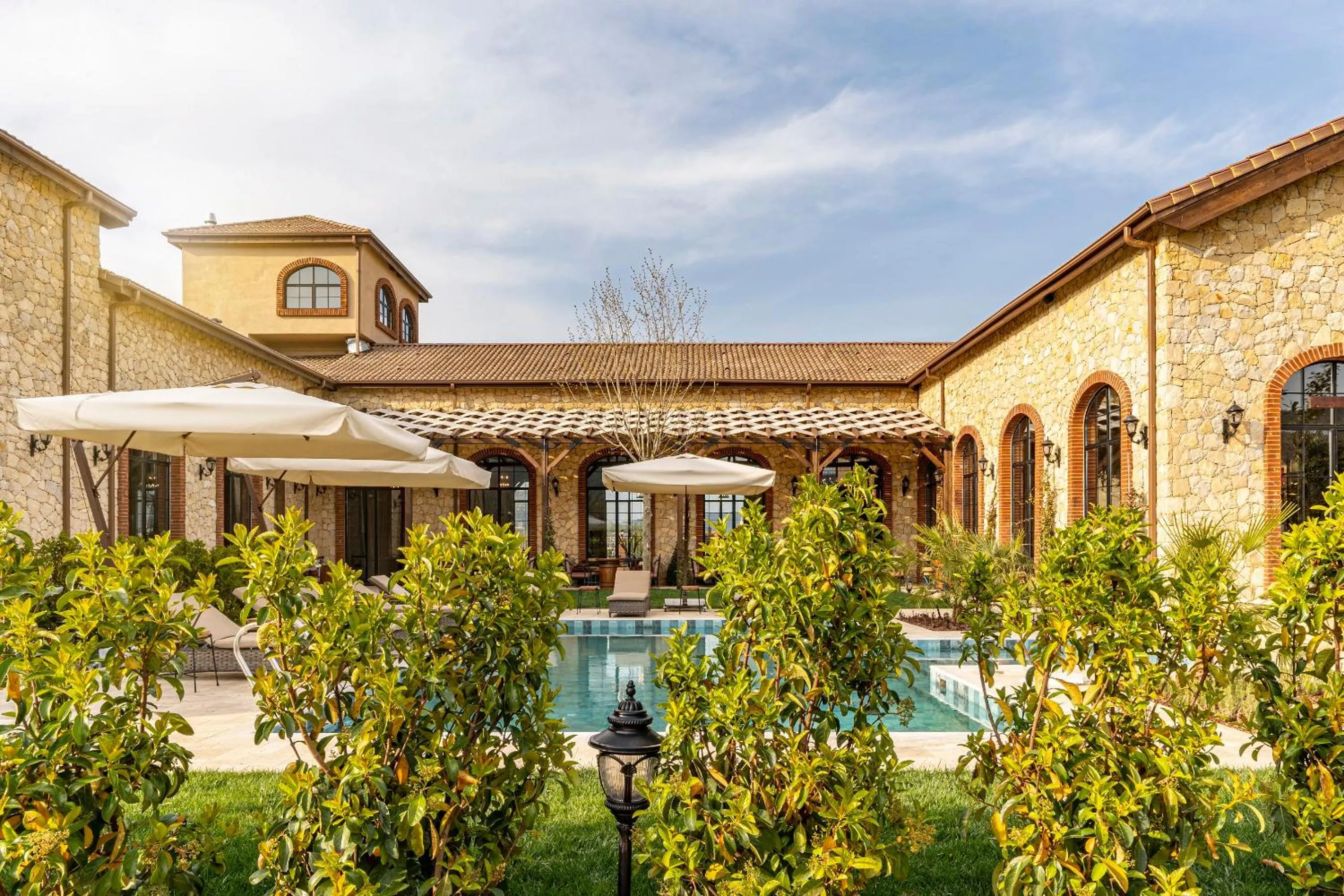 Pool view in Bengodi Boutique Hotel