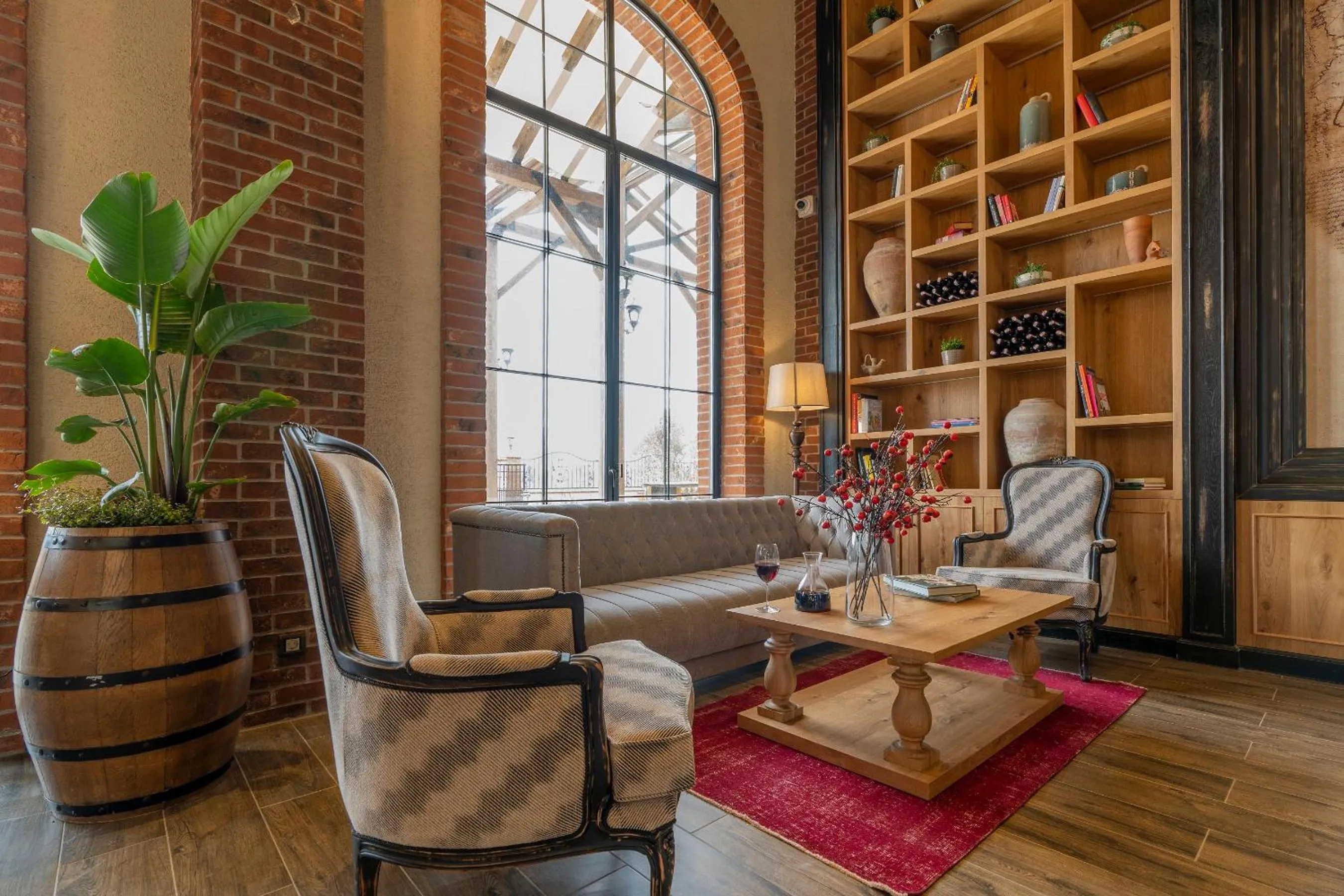 Seating area in Bengodi Boutique Hotel