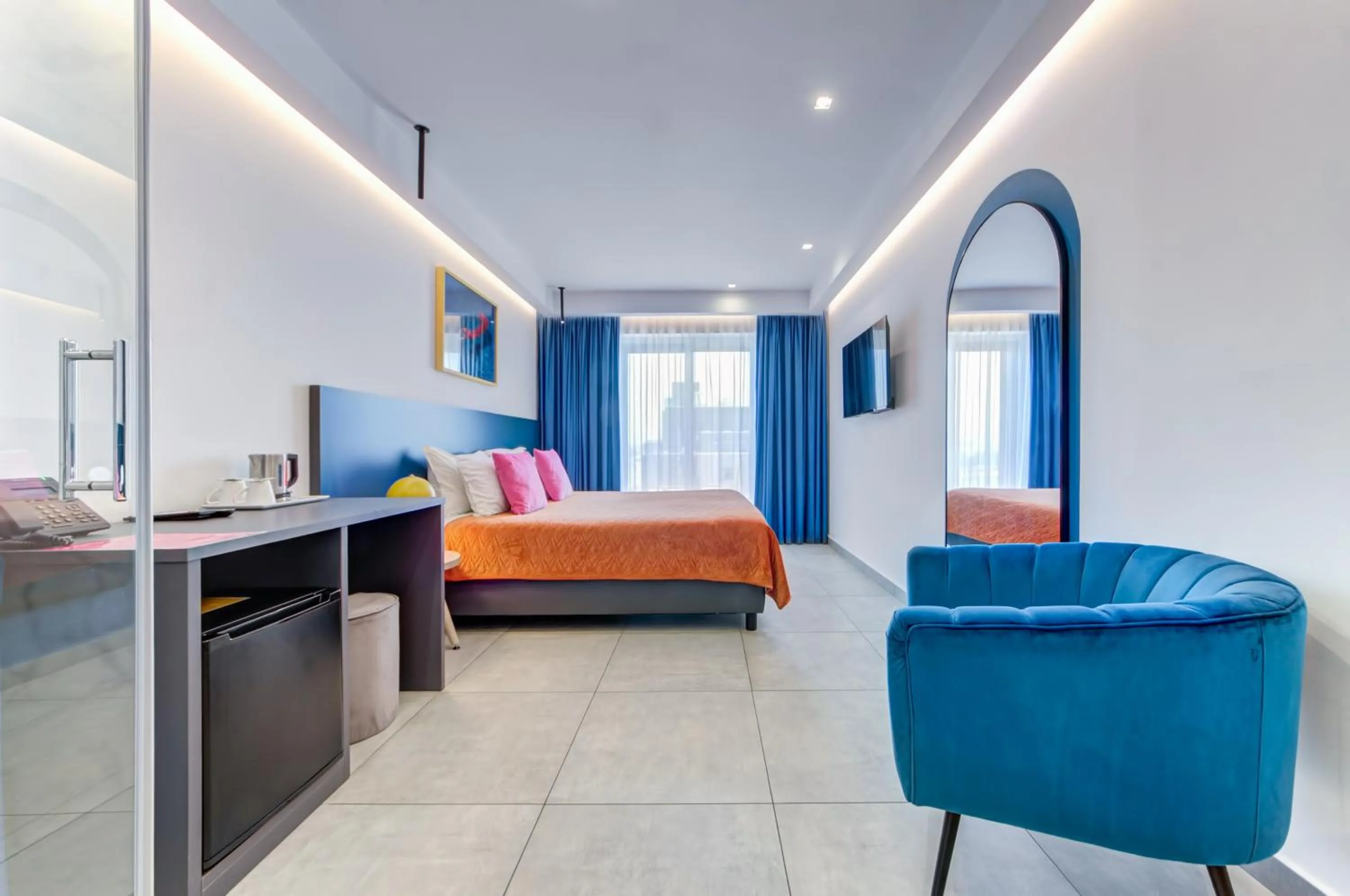 Bed in Flamingo Hotel Malta