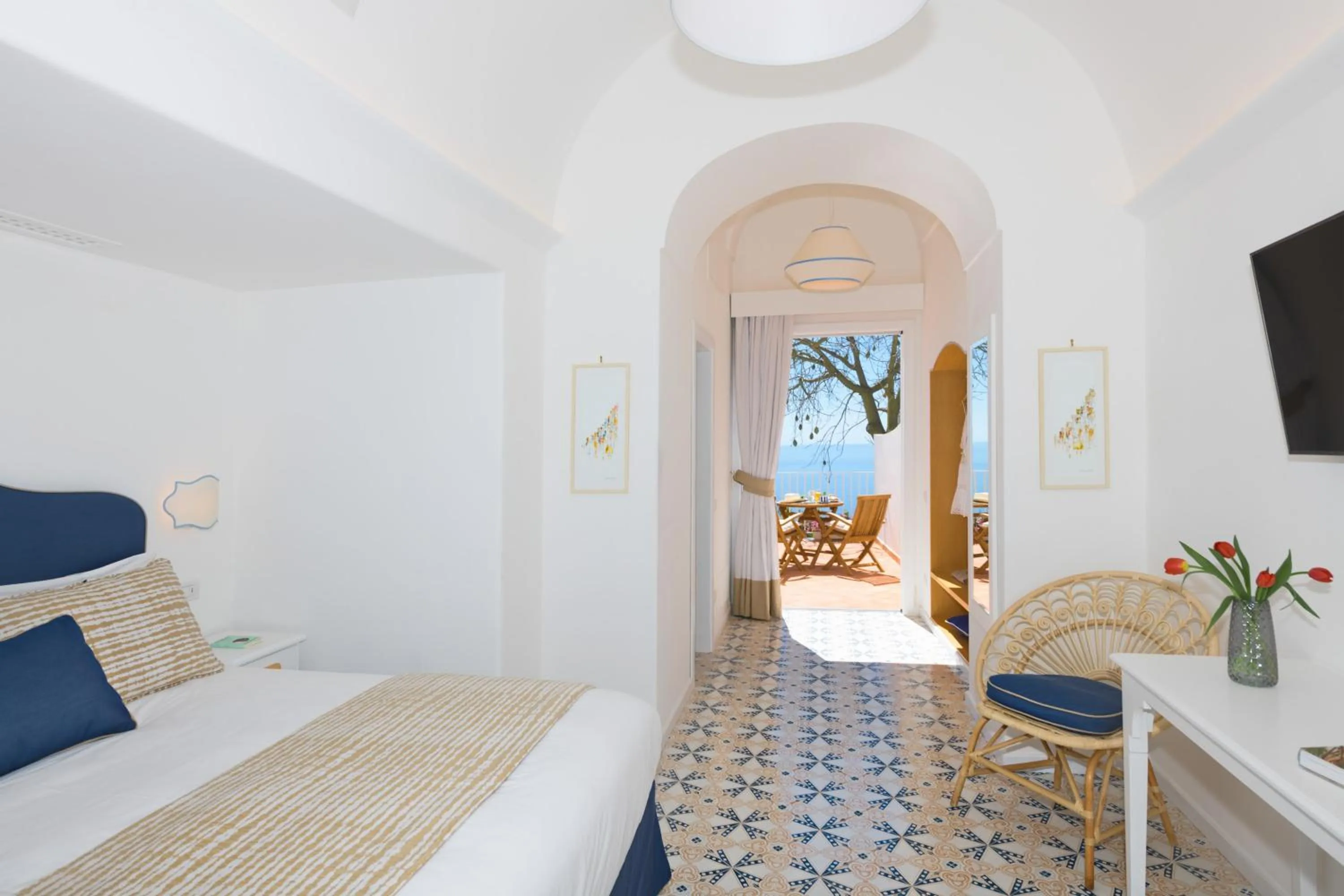 Bed in Villa Fortuna