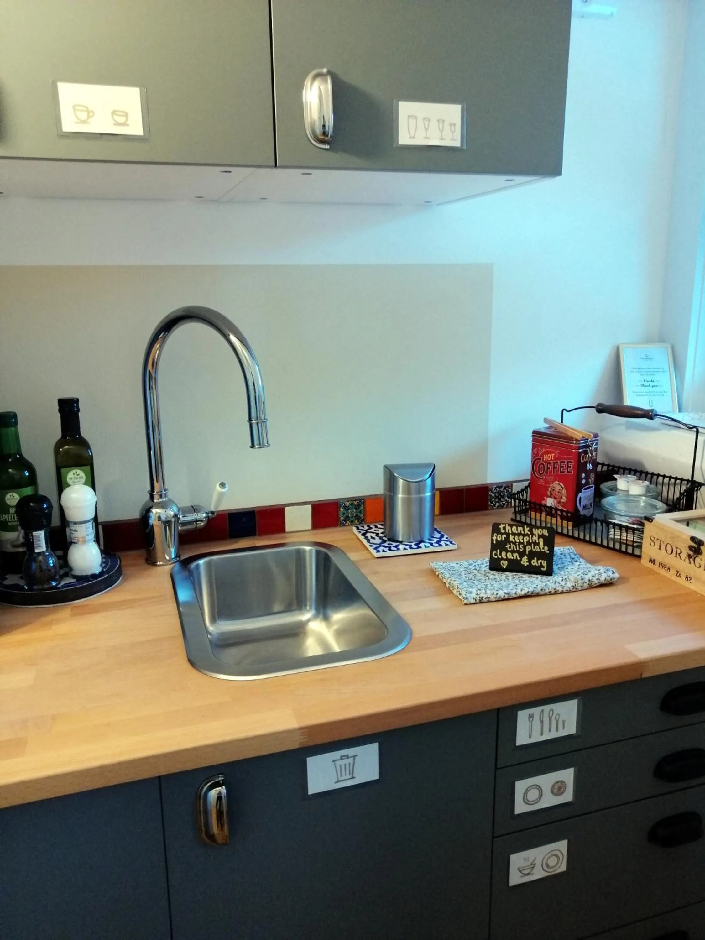 Kitchen or kitchenette in Wanderlust Boutique Rooms