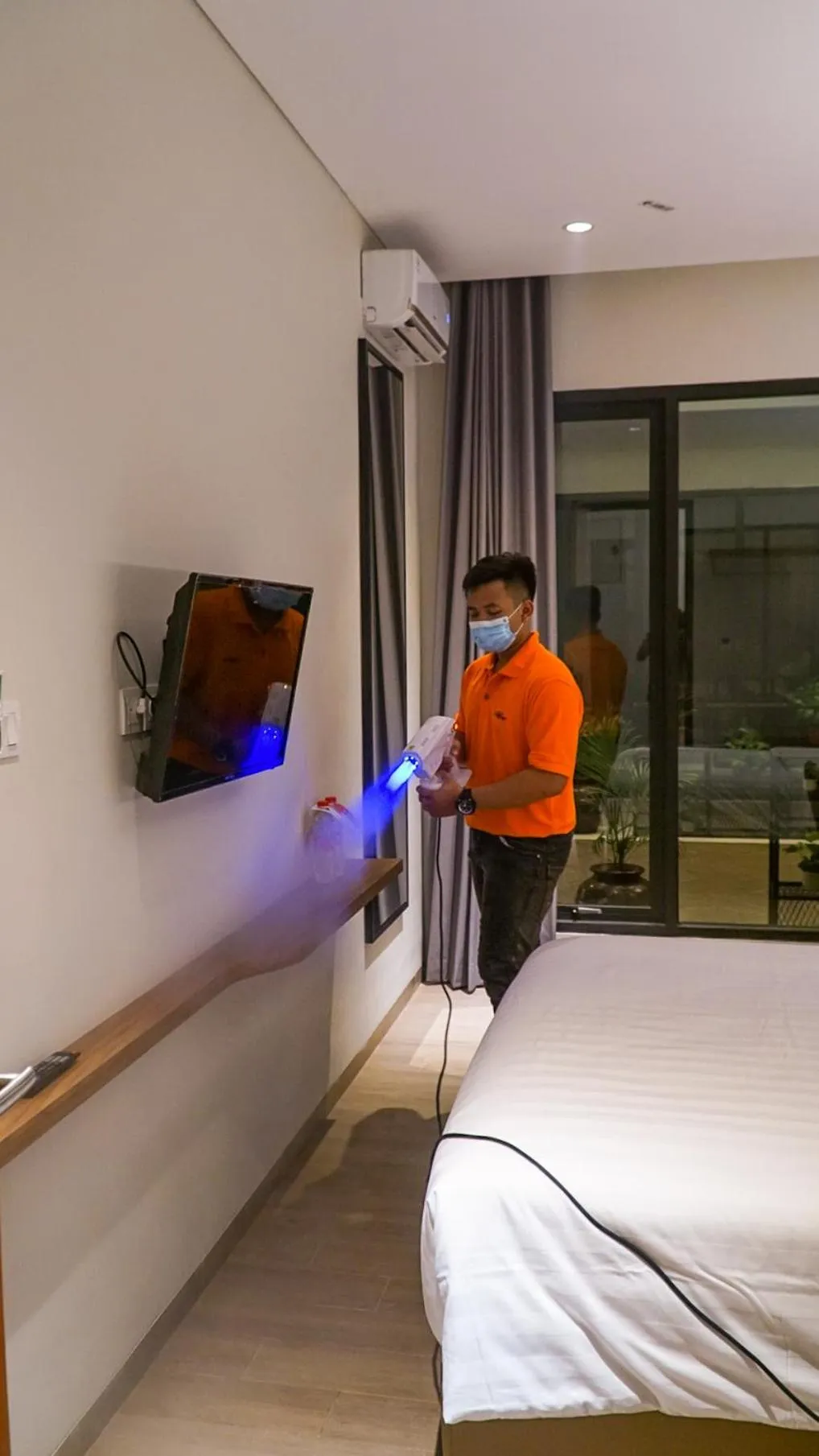 Bed in Votel Krakatau Boutique Hotel Semarang